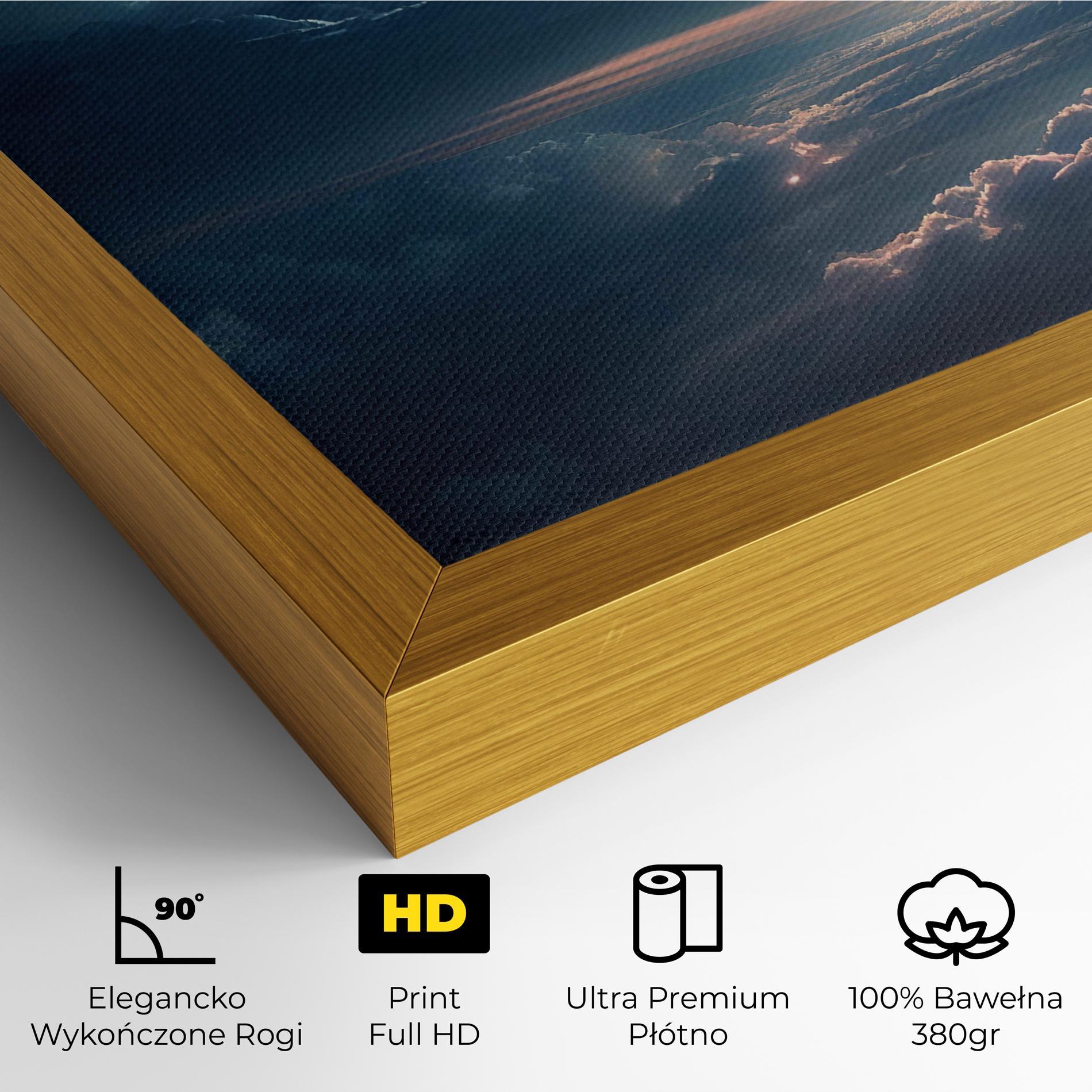 Obraz na Płótnie Dark Clouds mockup 4