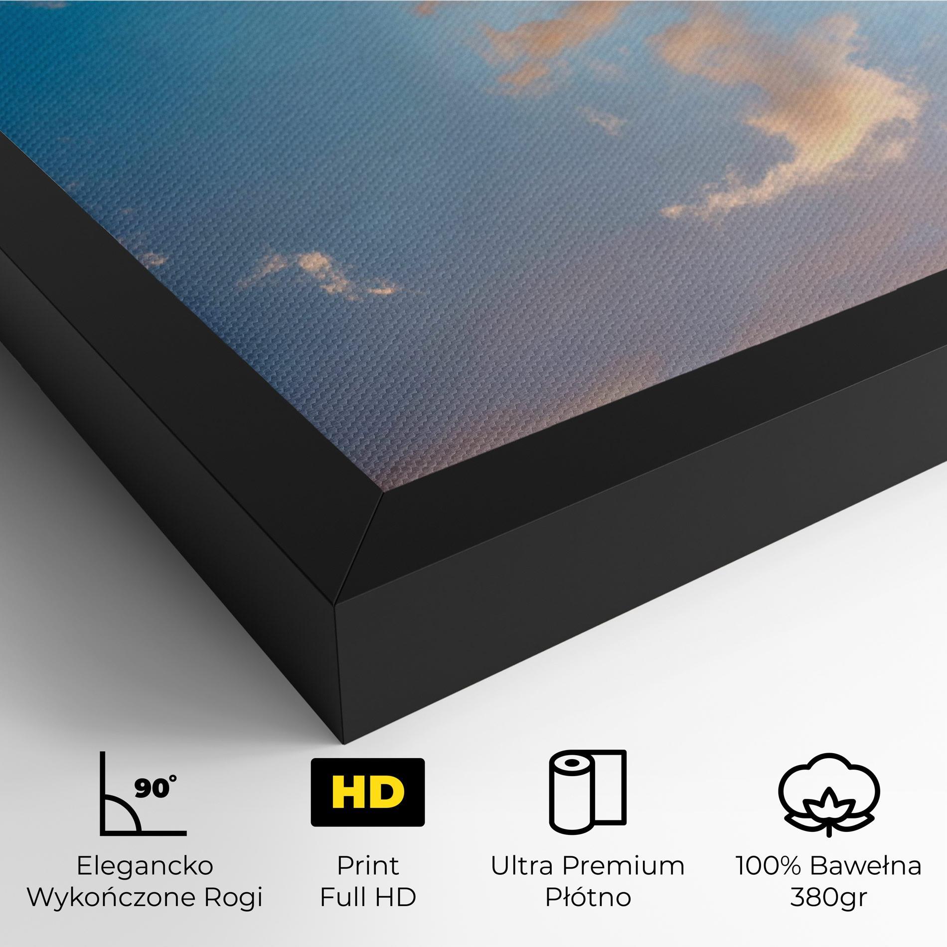 Obraz na Płótnie Clouds Blue Sky mockup 4