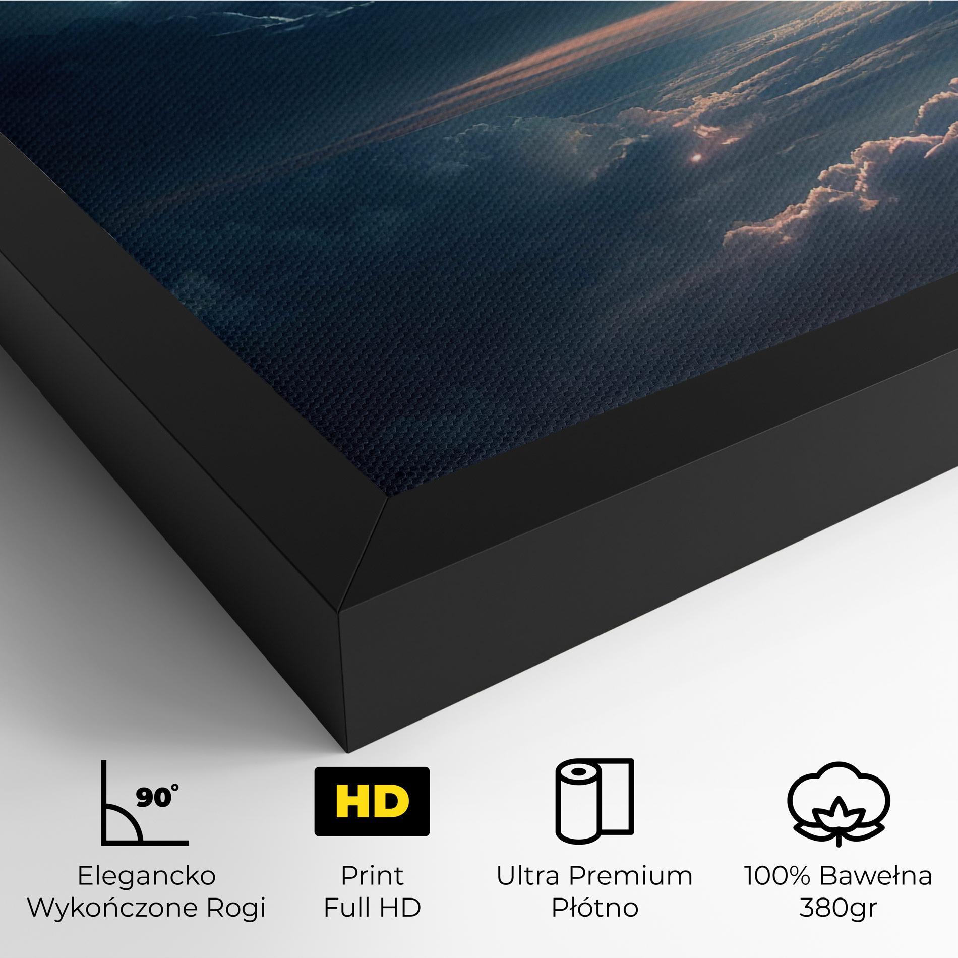 Obraz na Płótnie Dark Clouds mockup 4