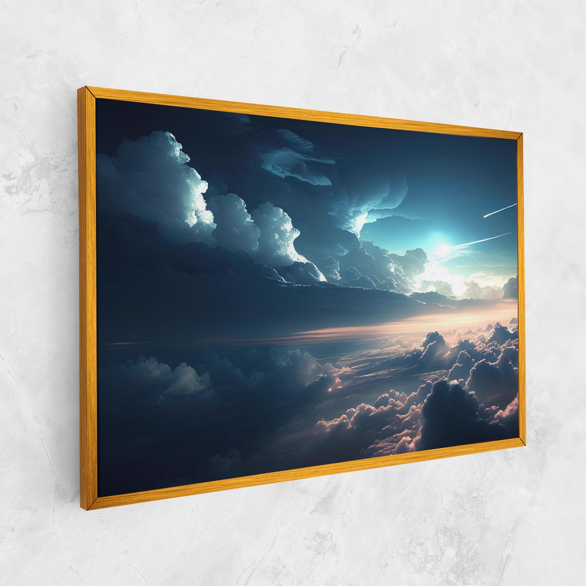 Obraz na Płótnie Dark Clouds mockup 1