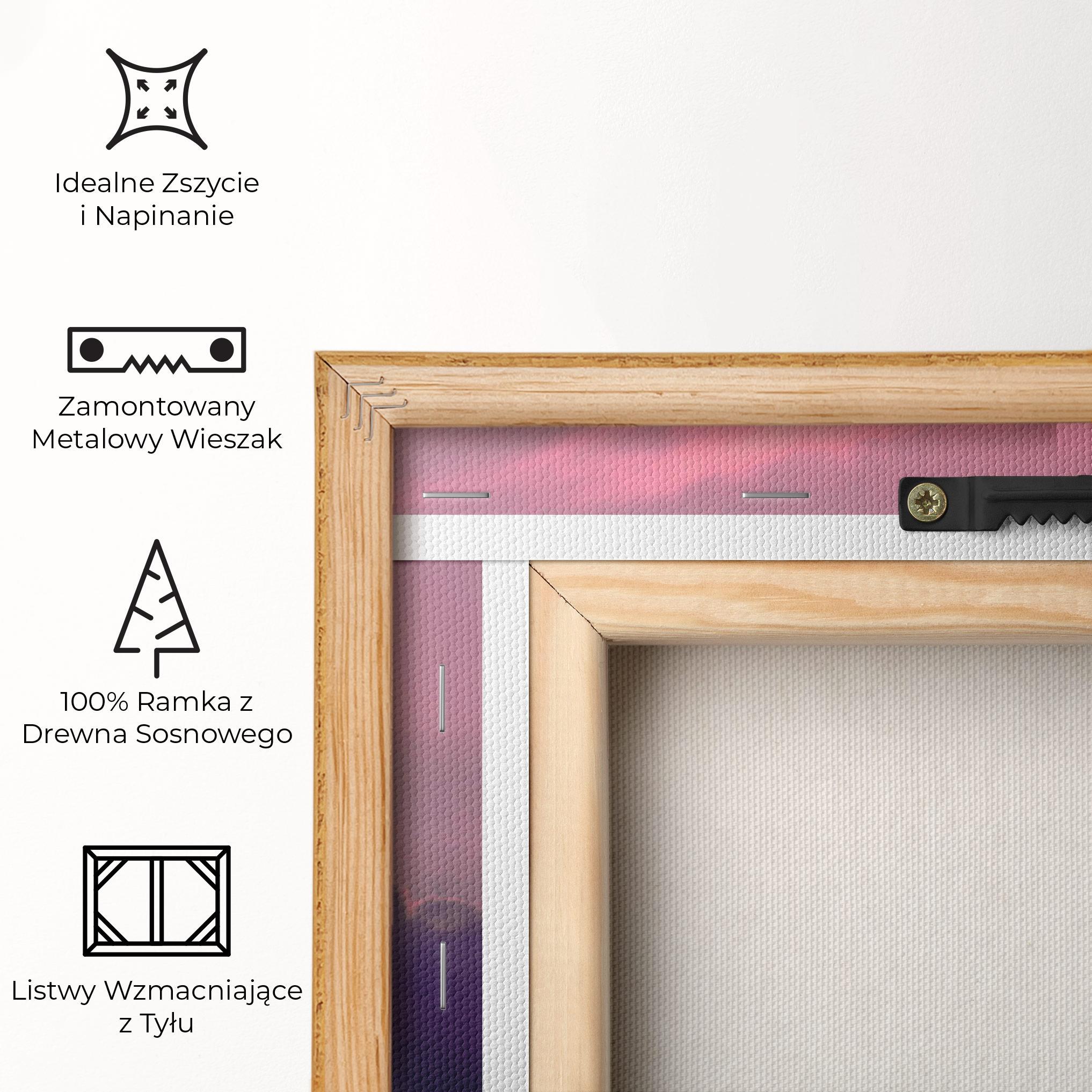 Obraz na Płótnie Big Purple Cloud mockup 5