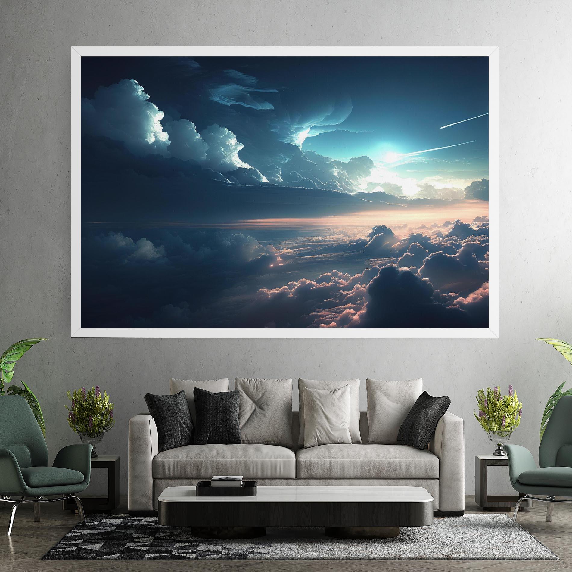 Obraz na Płótnie Dark Clouds mockup 7