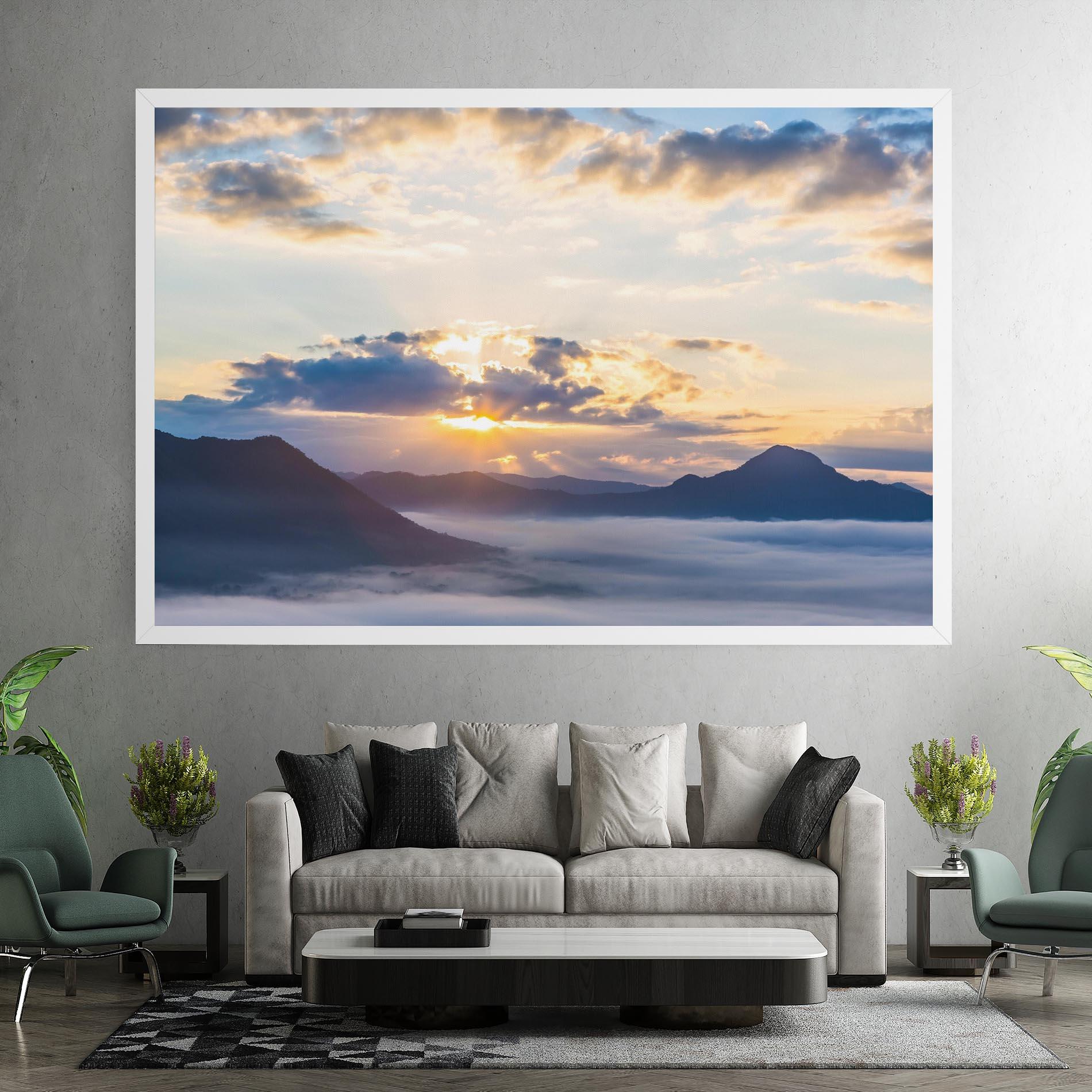 Obraz na Płótnie Fantastic Clouds mockup 7