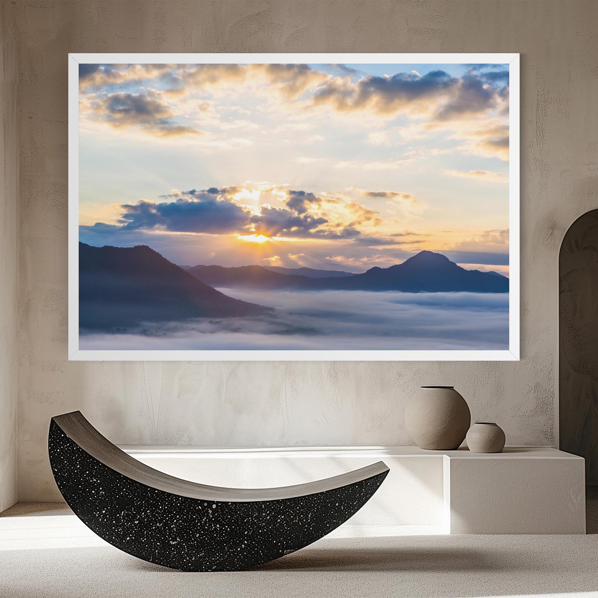 Obraz na Płótnie Fantastic Clouds mockup 8