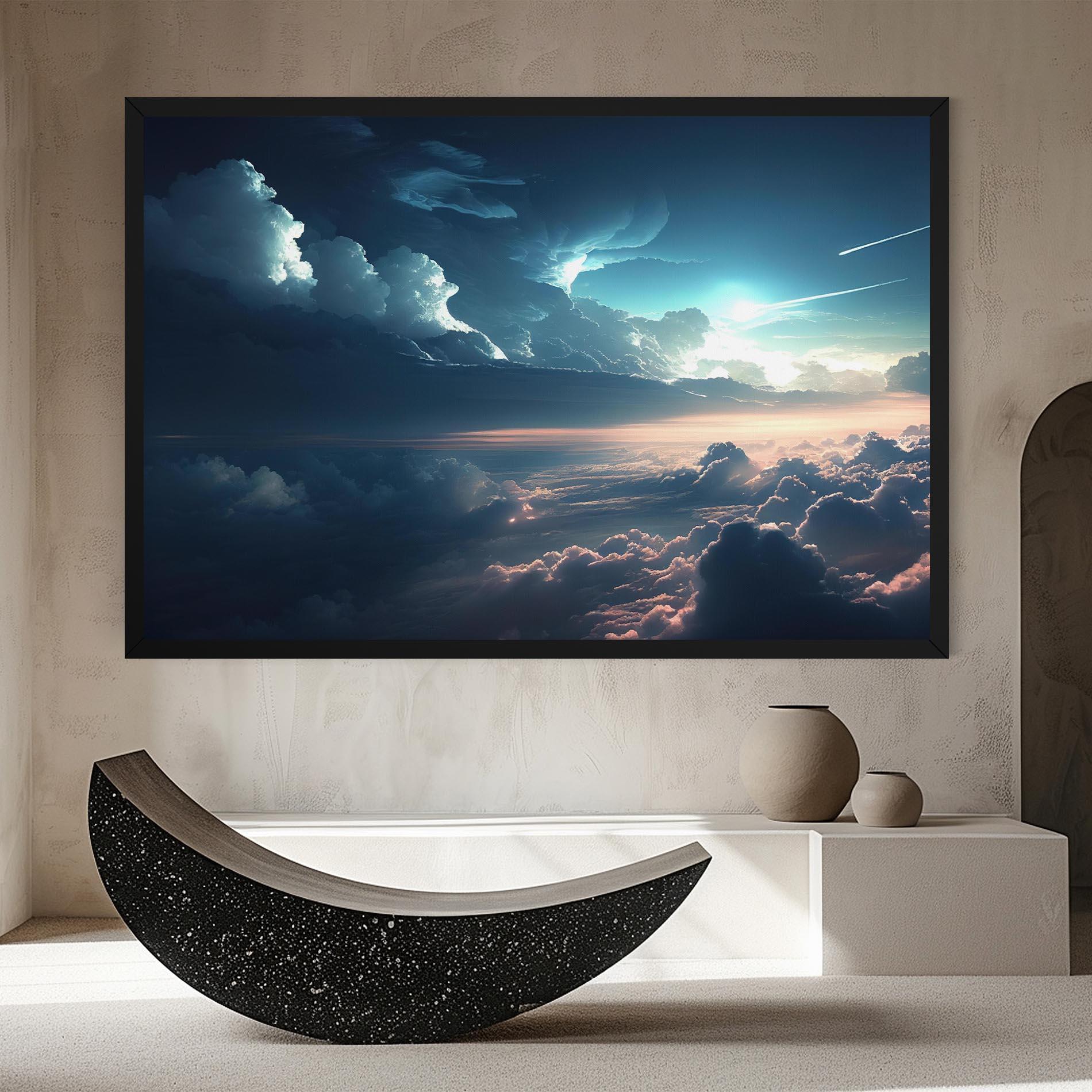 Obraz na Płótnie Dark Clouds mockup 8