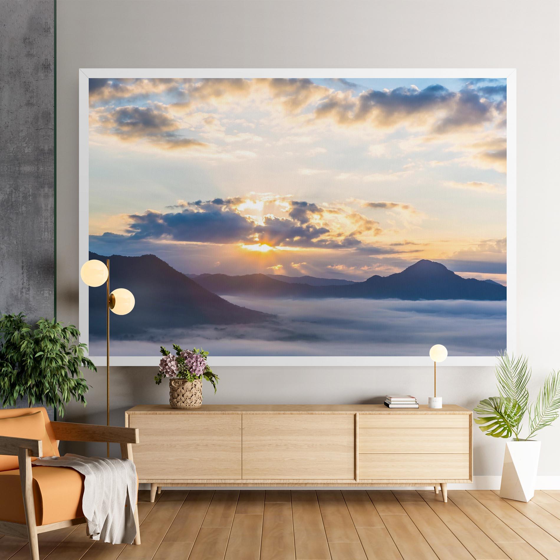 Obraz na Płótnie Fantastic Clouds mockup 9