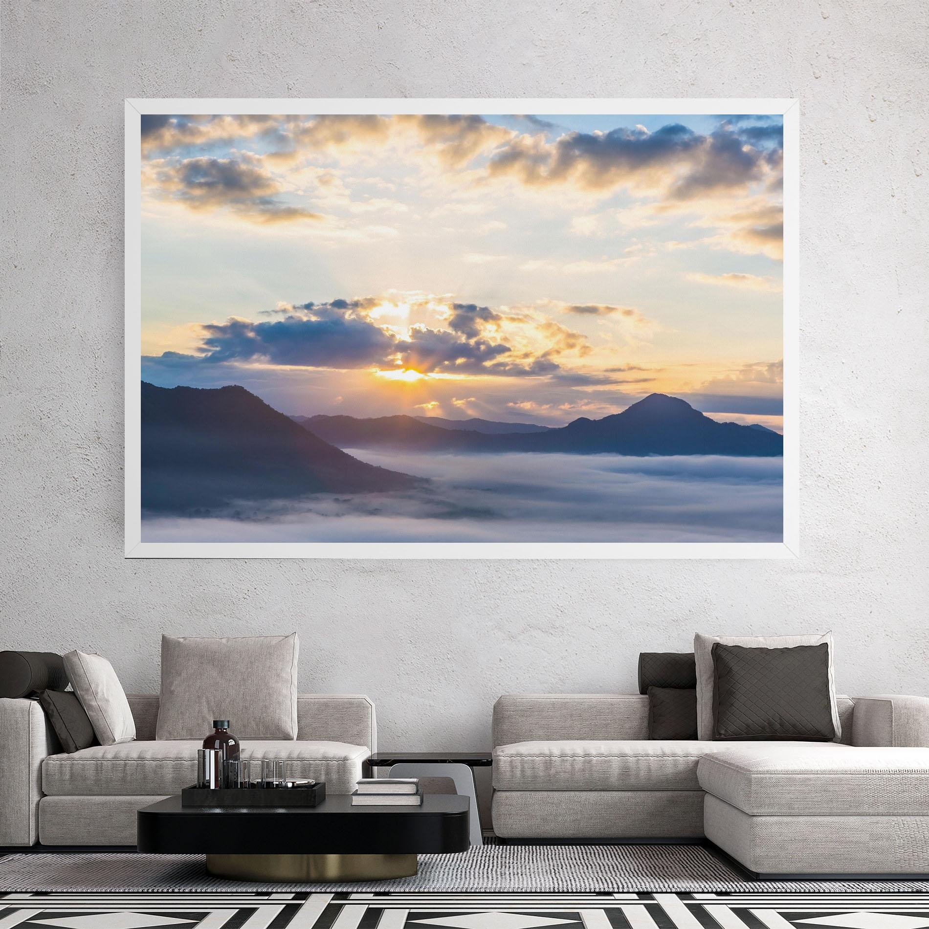 Obraz na Płótnie Fantastic Clouds mockup 2