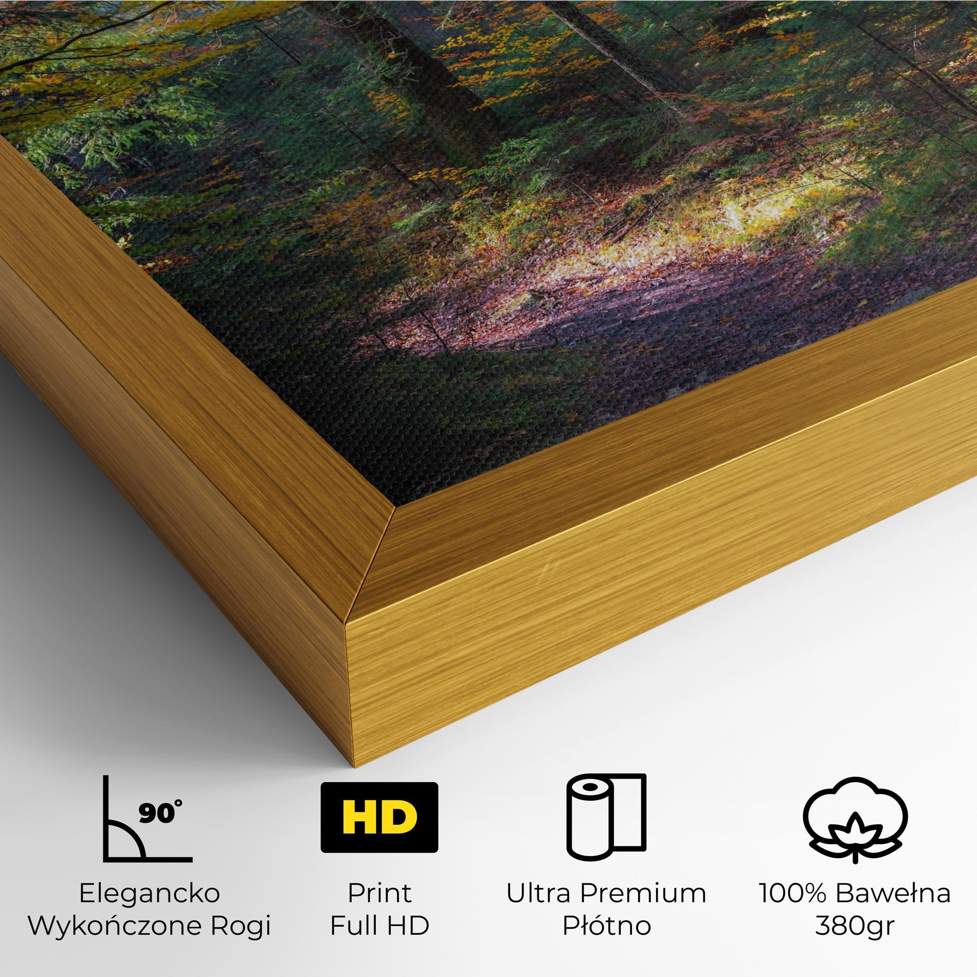 Obraz na Płótnie Dreamy Path Dorest mockup 4