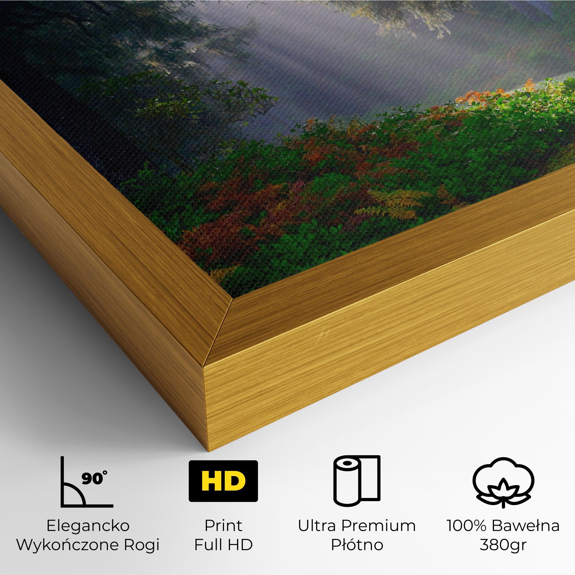 Obraz na Płótnie Forest Light mockup 4