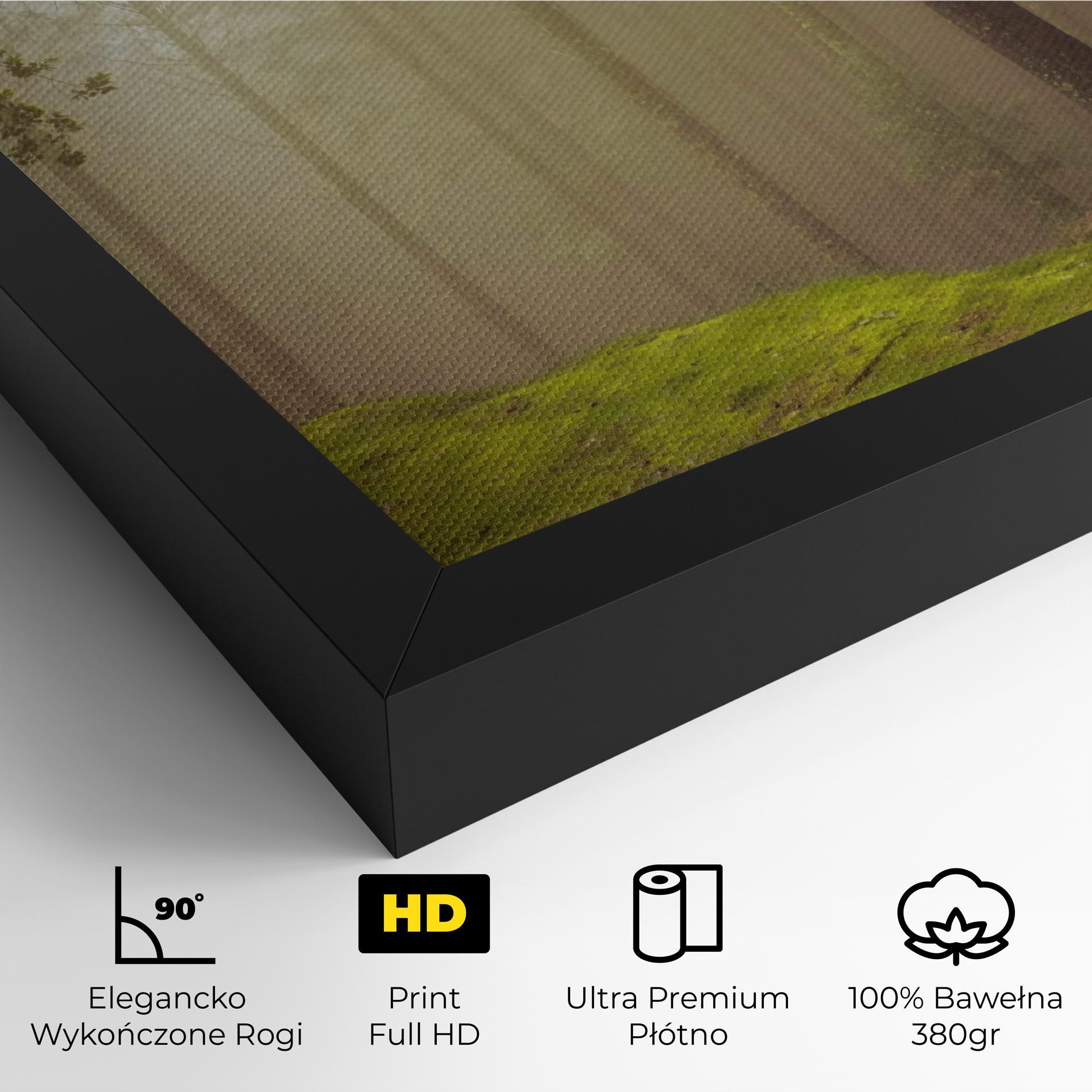 Obraz na Płótnie Foggy Tree Art mockup 4