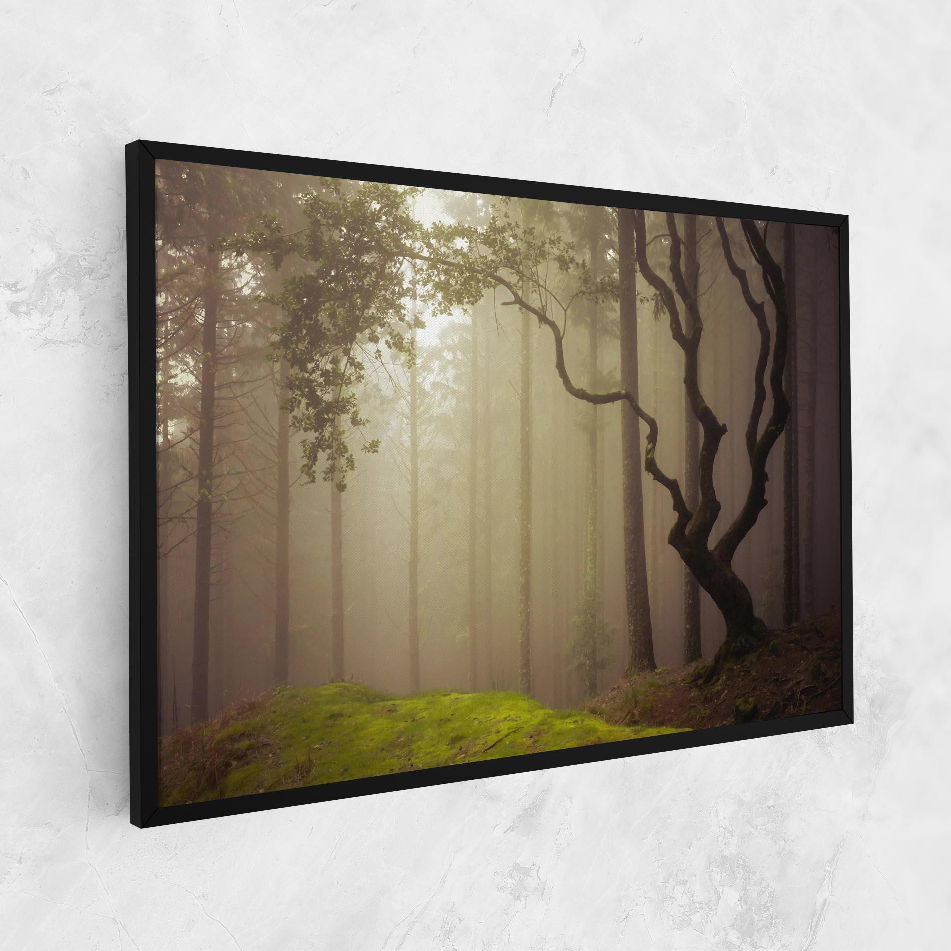 Obraz na Płótnie Foggy Tree Art mockup 1