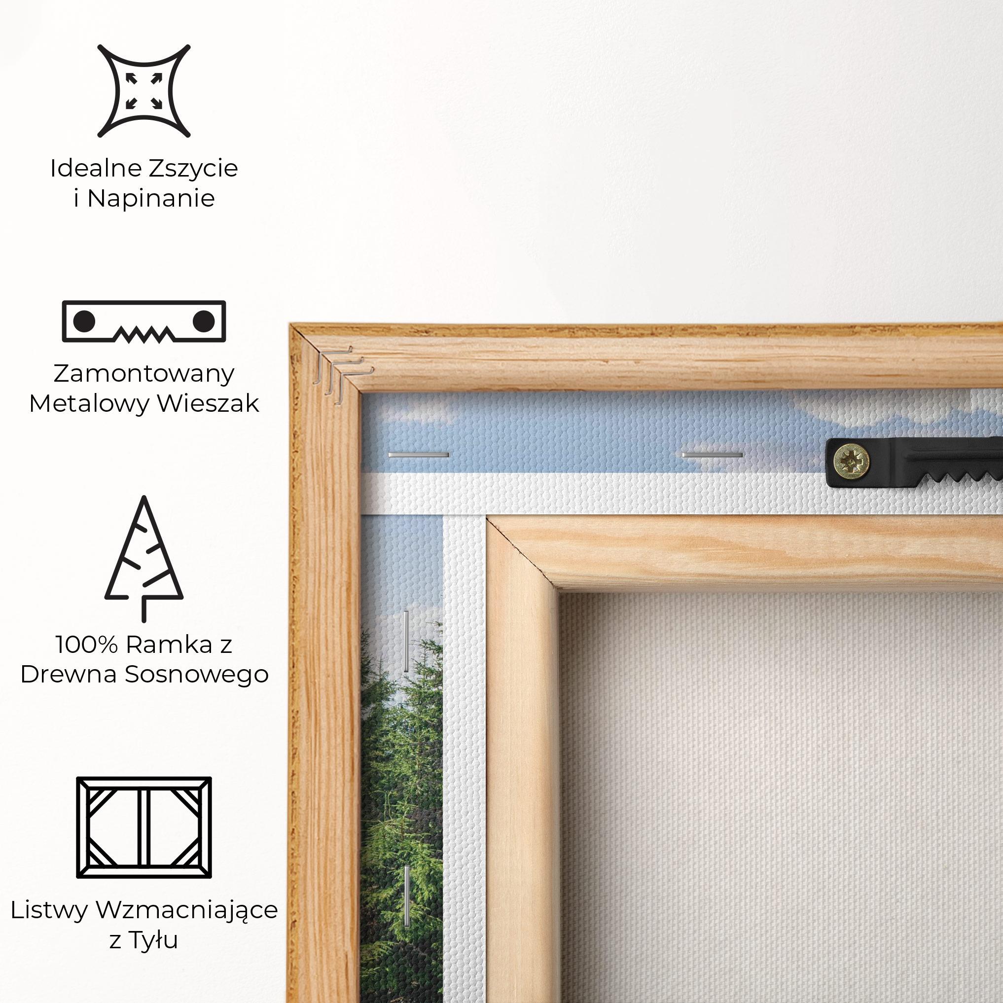 Obraz na Płótnie Carpathian Mountain mockup 5