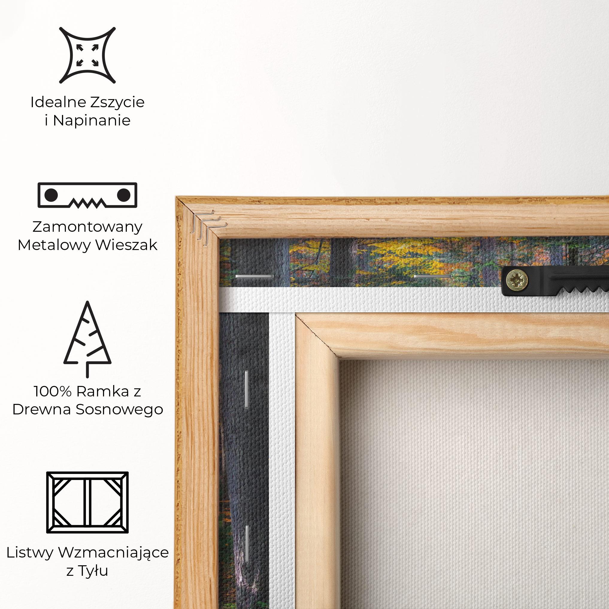 Obraz na Płótnie Dreamy Path Dorest mockup 5