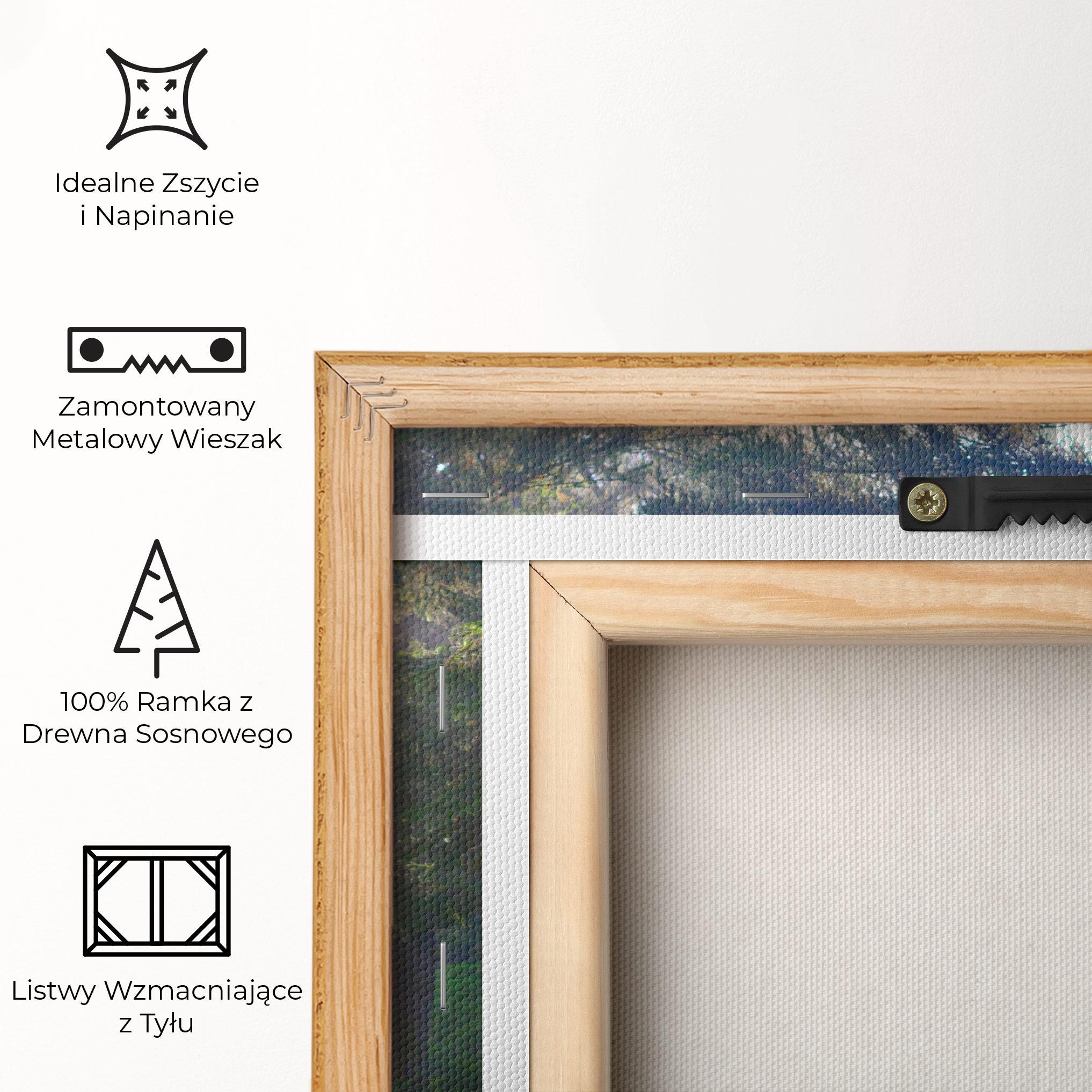 Obraz na Płótnie Forest Light mockup 5