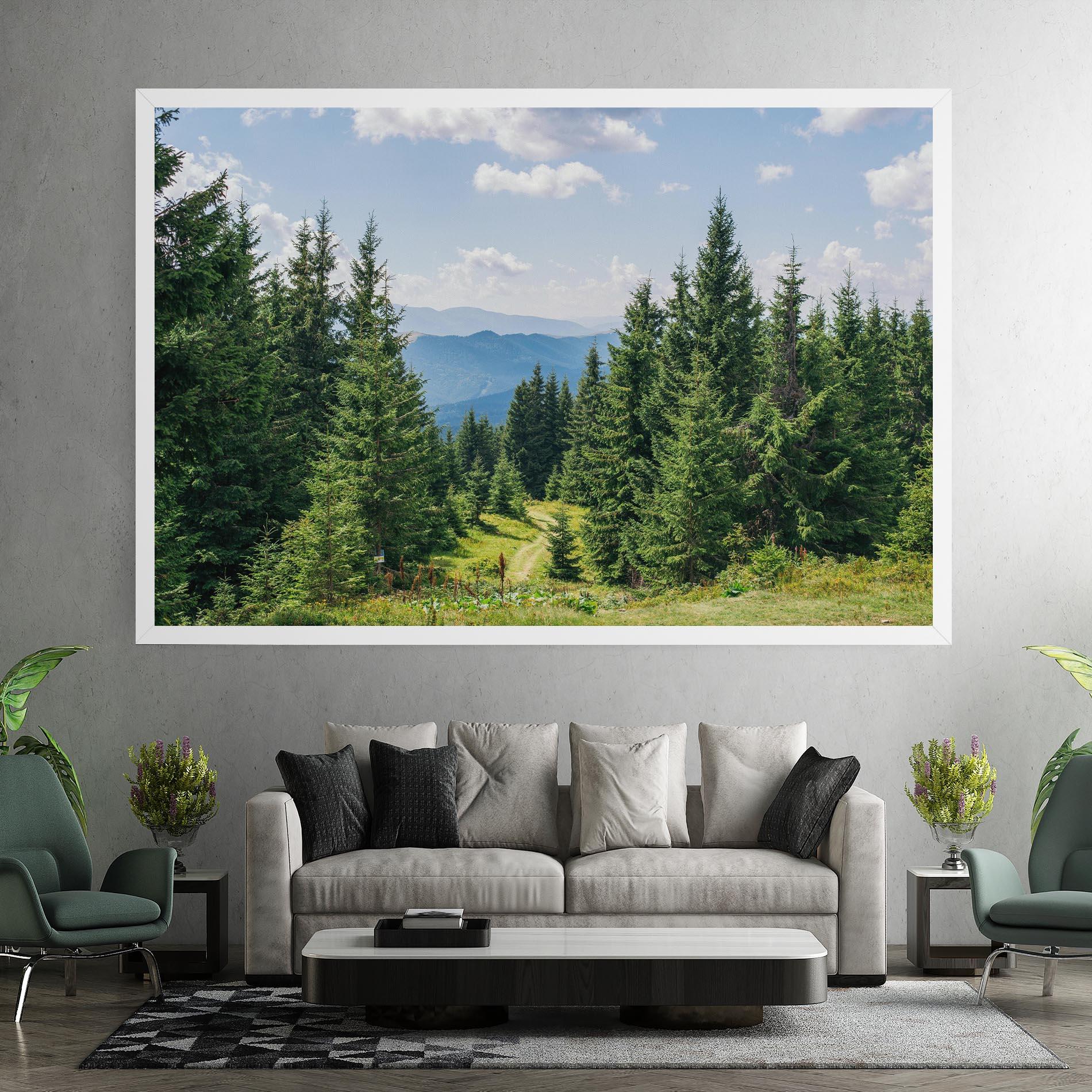 Obraz na Płótnie Carpathian Mountain mockup 7