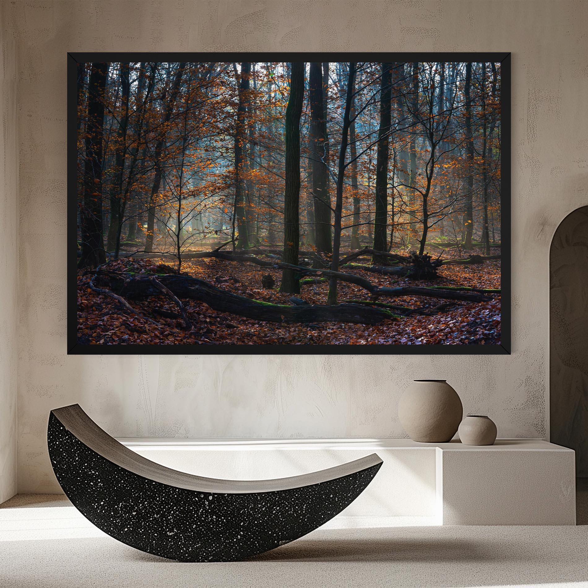 Obraz na Płótnie Forest Autumn Day mockup 8