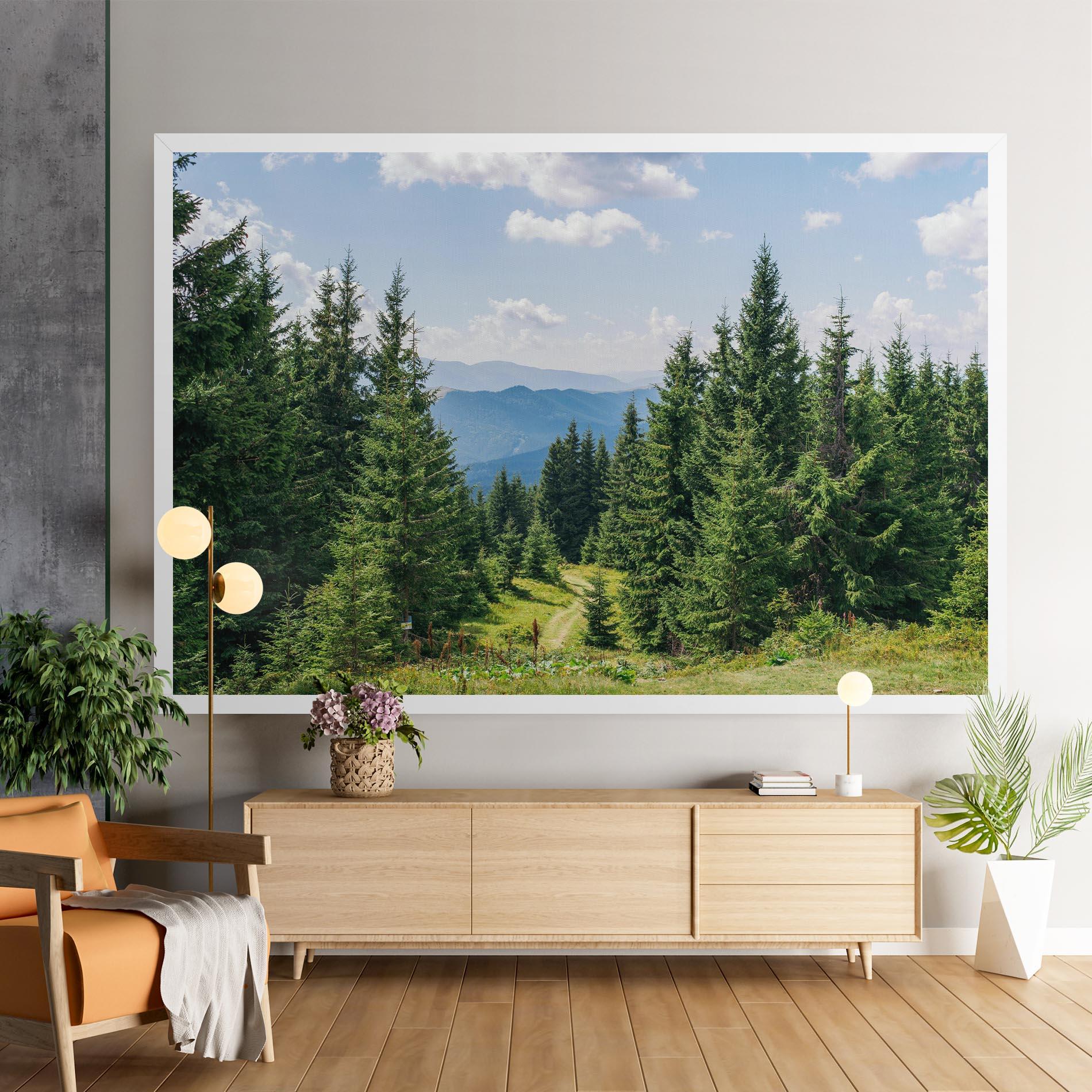 Obraz na Płótnie Carpathian Mountain mockup 9