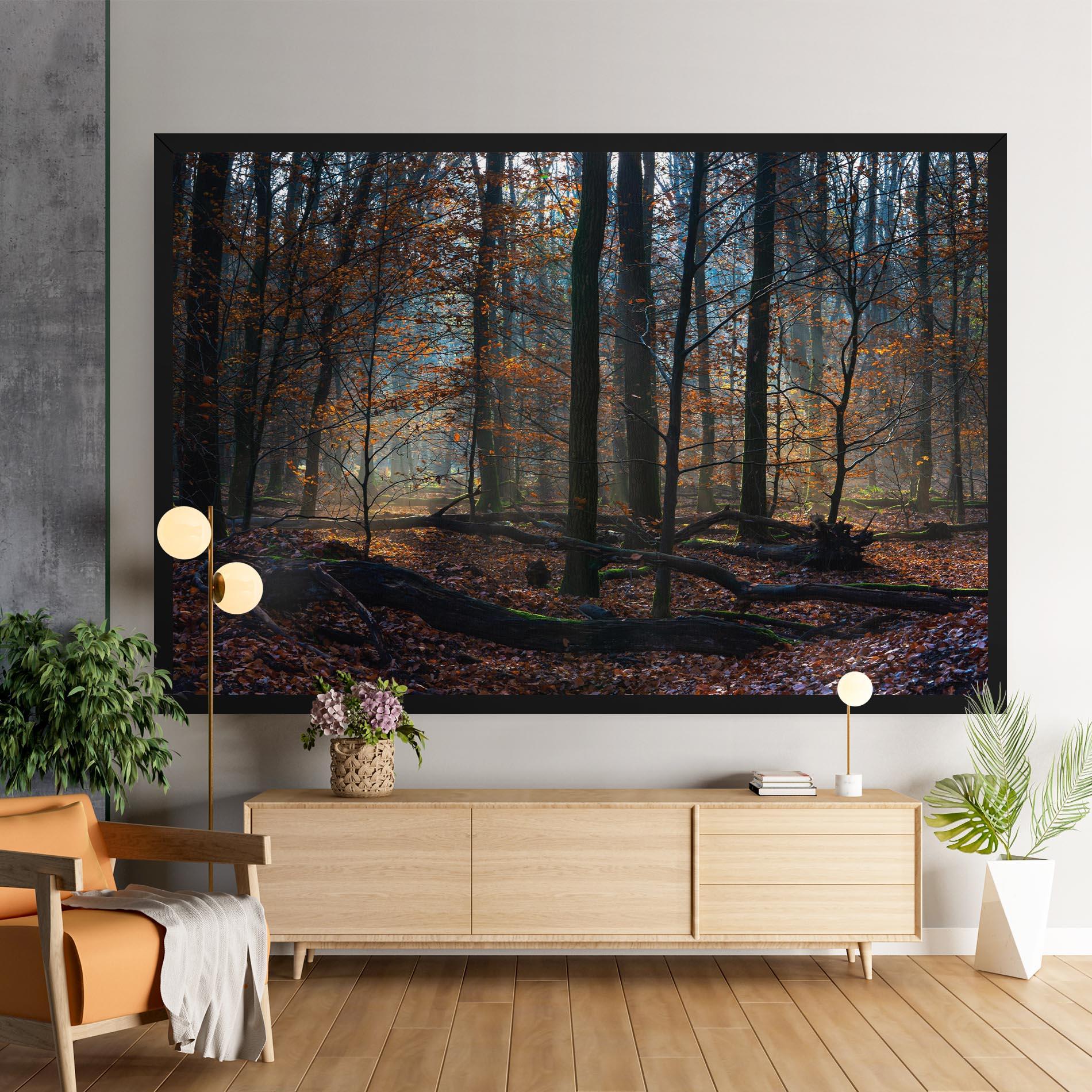 Obraz na Płótnie Forest Autumn Day mockup 9