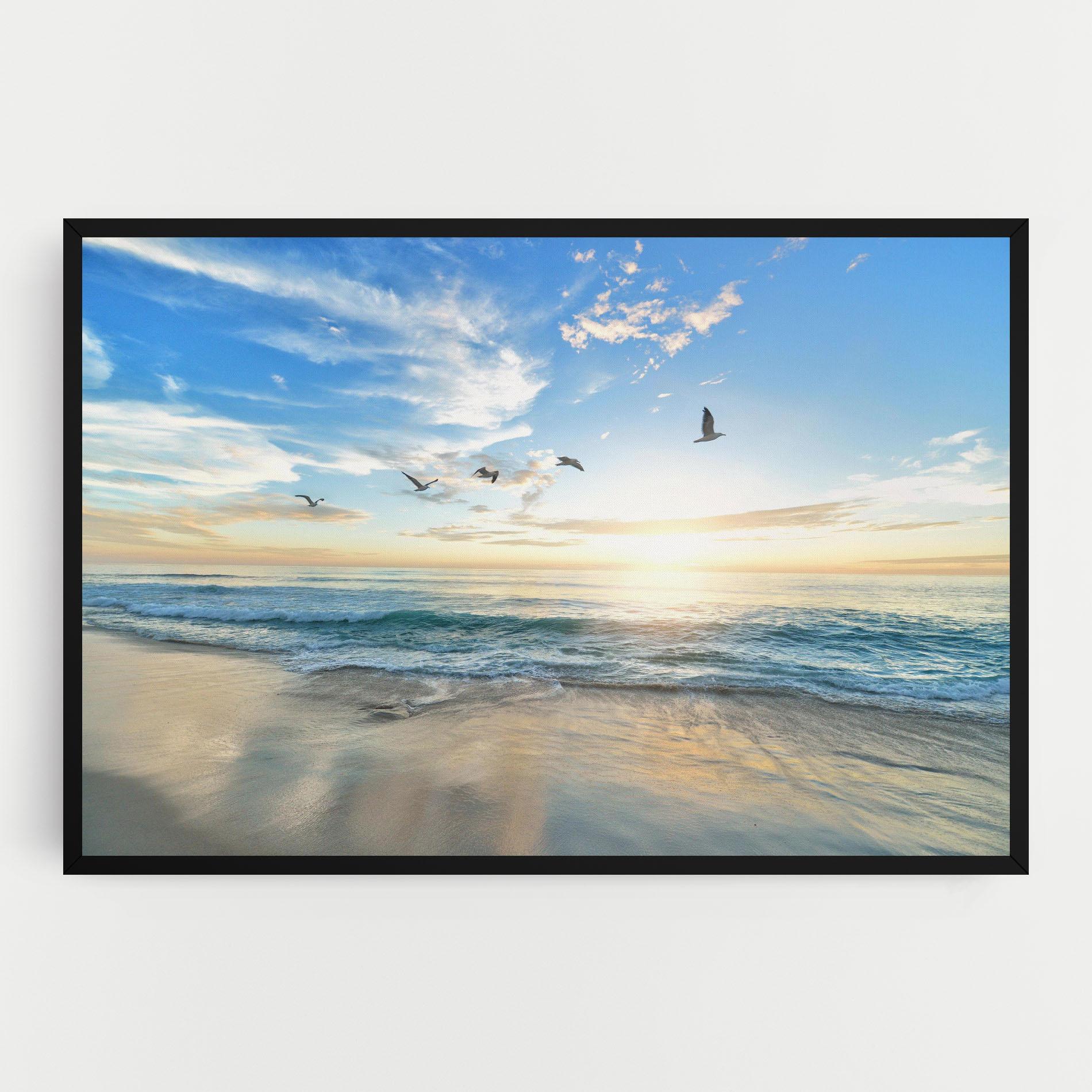 Obraz na Płótnie Beautiful Beach mockup 0