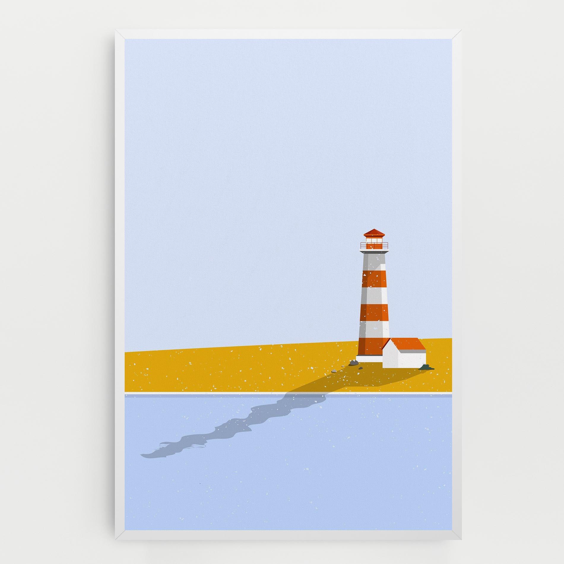 Obraz na Płótnie Beach Tower mockup 0