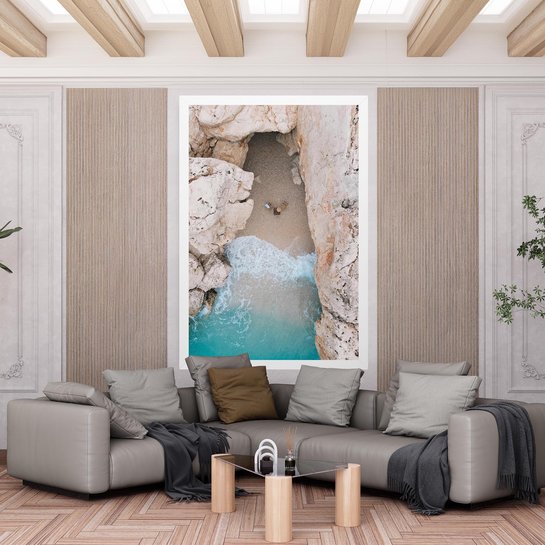 Obraz na Płótnie Private White Cave mockup 6