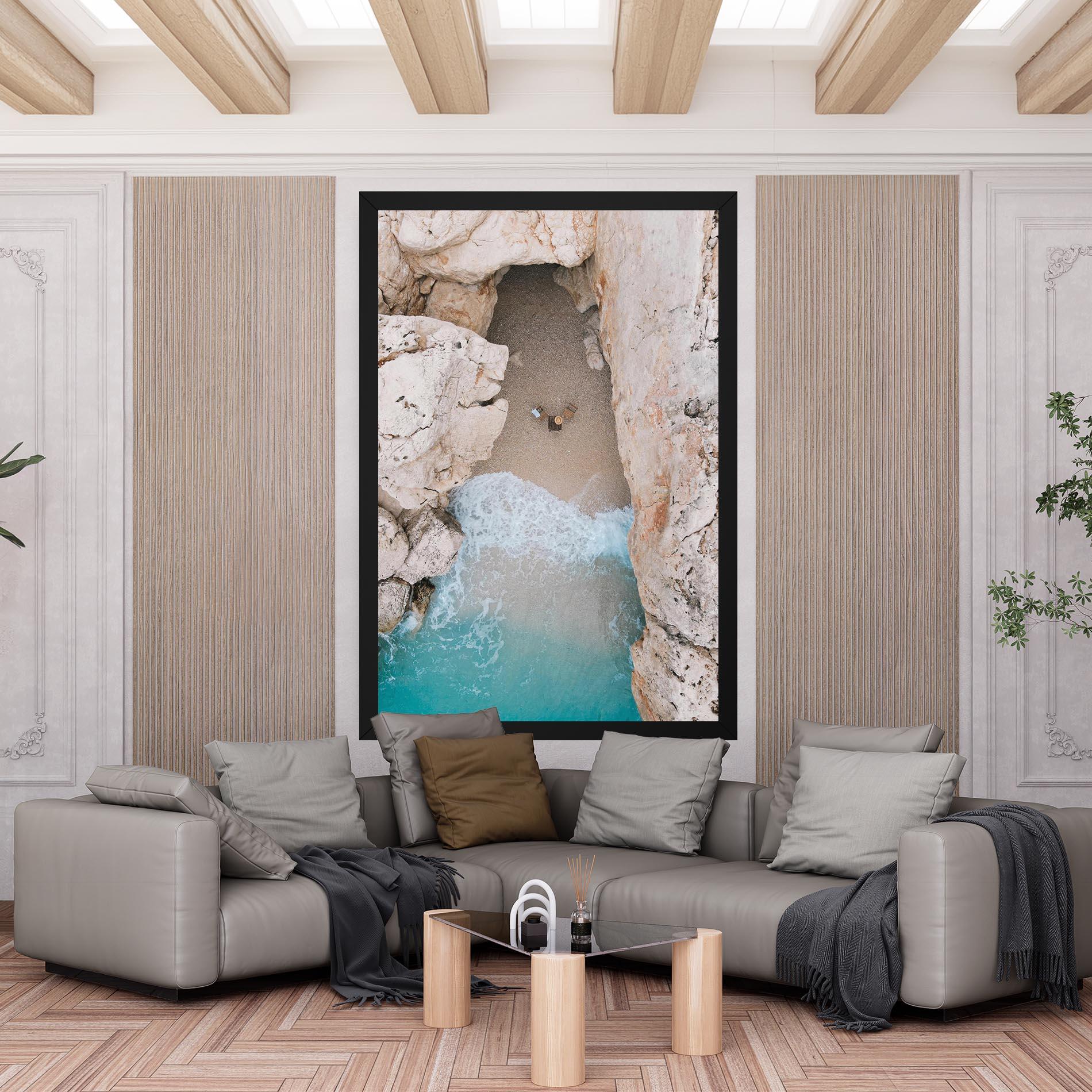 Obraz na Płótnie Private White Cave mockup 6