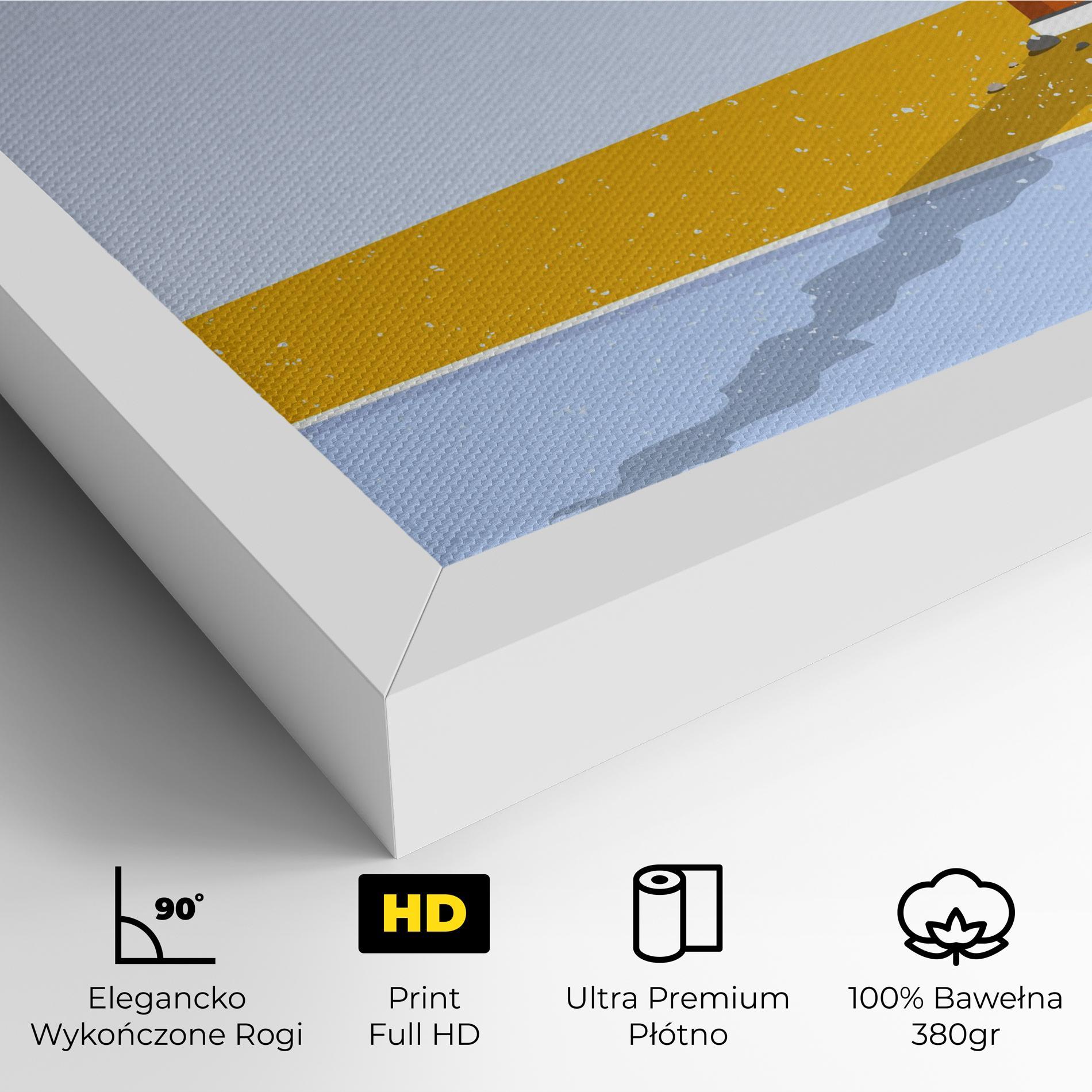 Obraz na Płótnie Beach Tower mockup 4