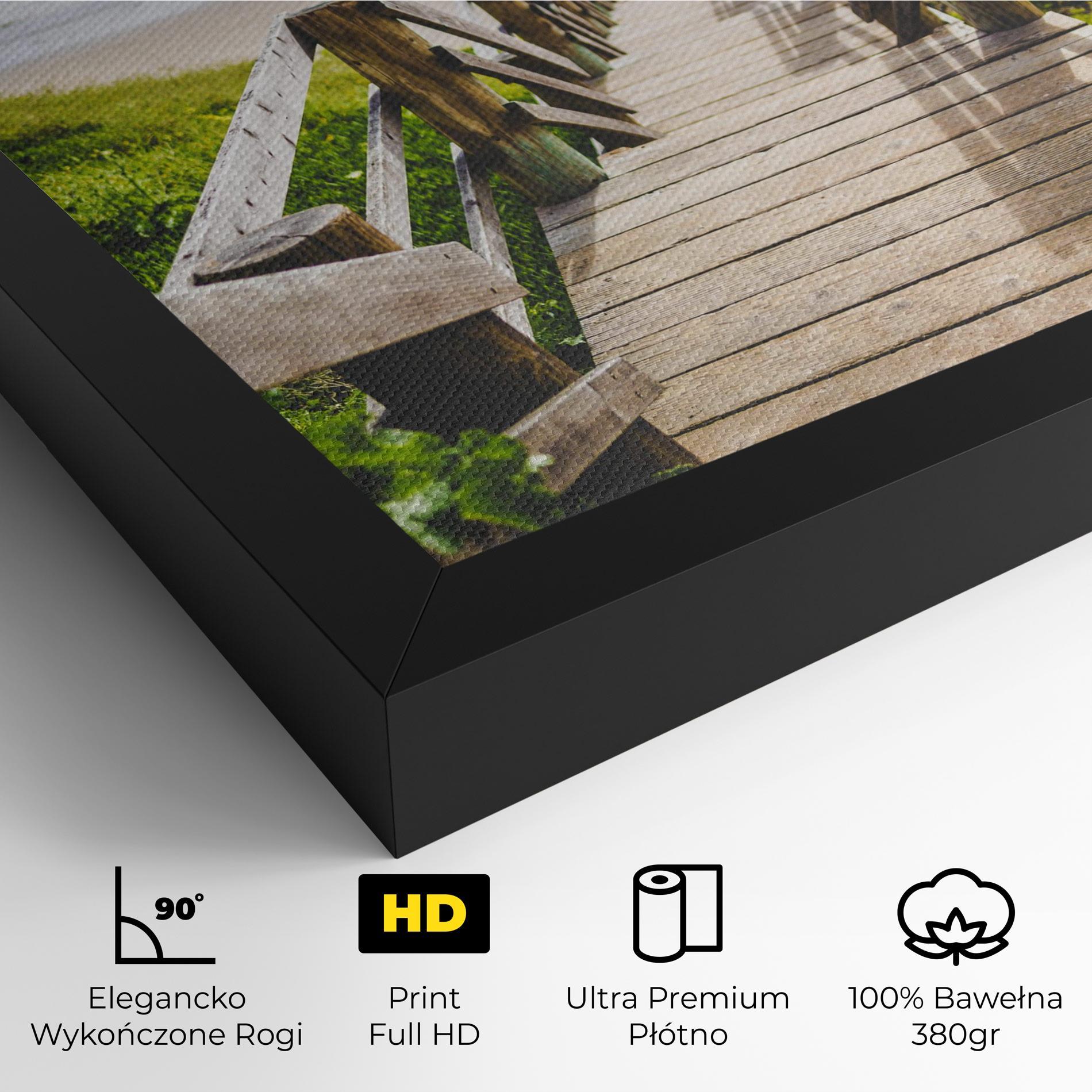 Obraz na Płótnie Beach Road mockup 4