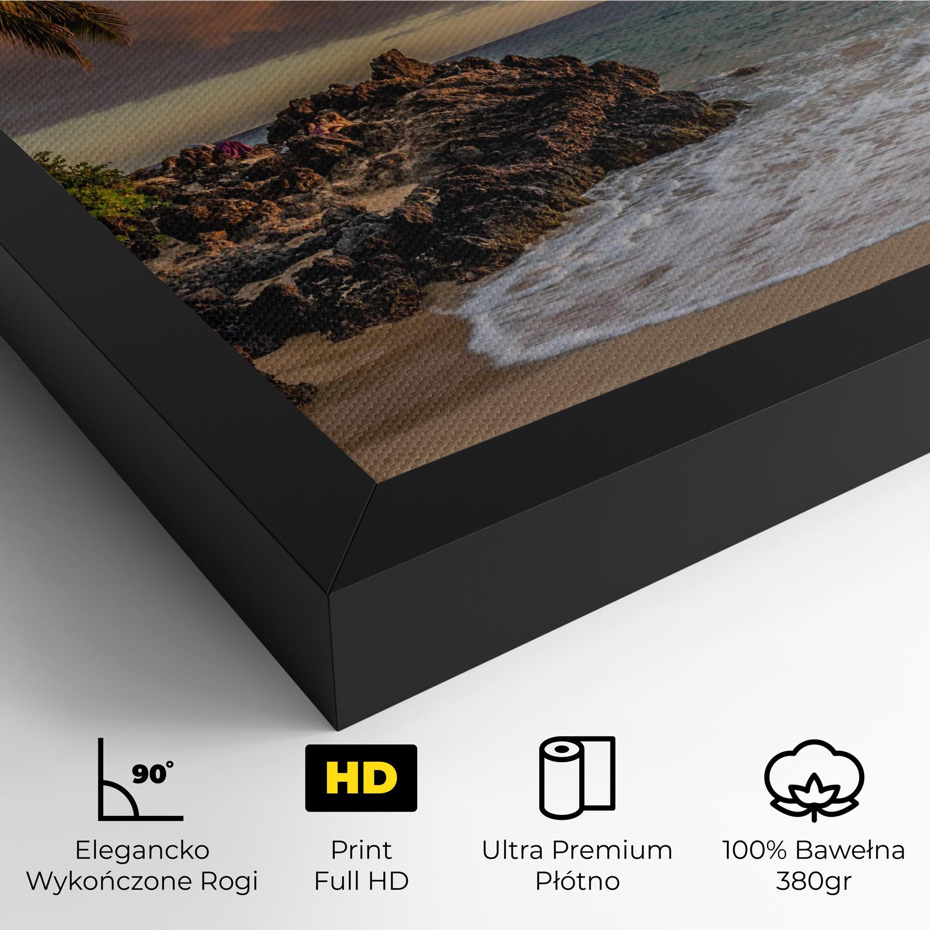 Obraz na Płótnie Beautiful Beach Landscape mockup 4