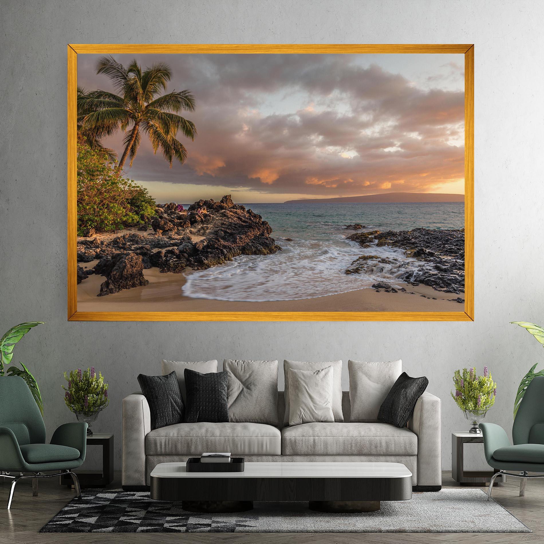 Obraz na Płótnie Beautiful Beach Landscape mockup 7