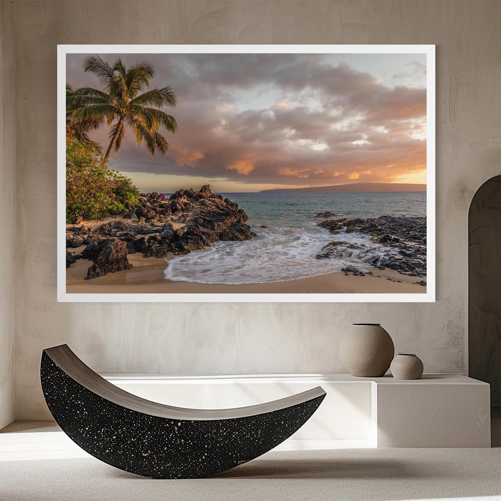 Obraz na Płótnie Beautiful Beach Landscape mockup 8