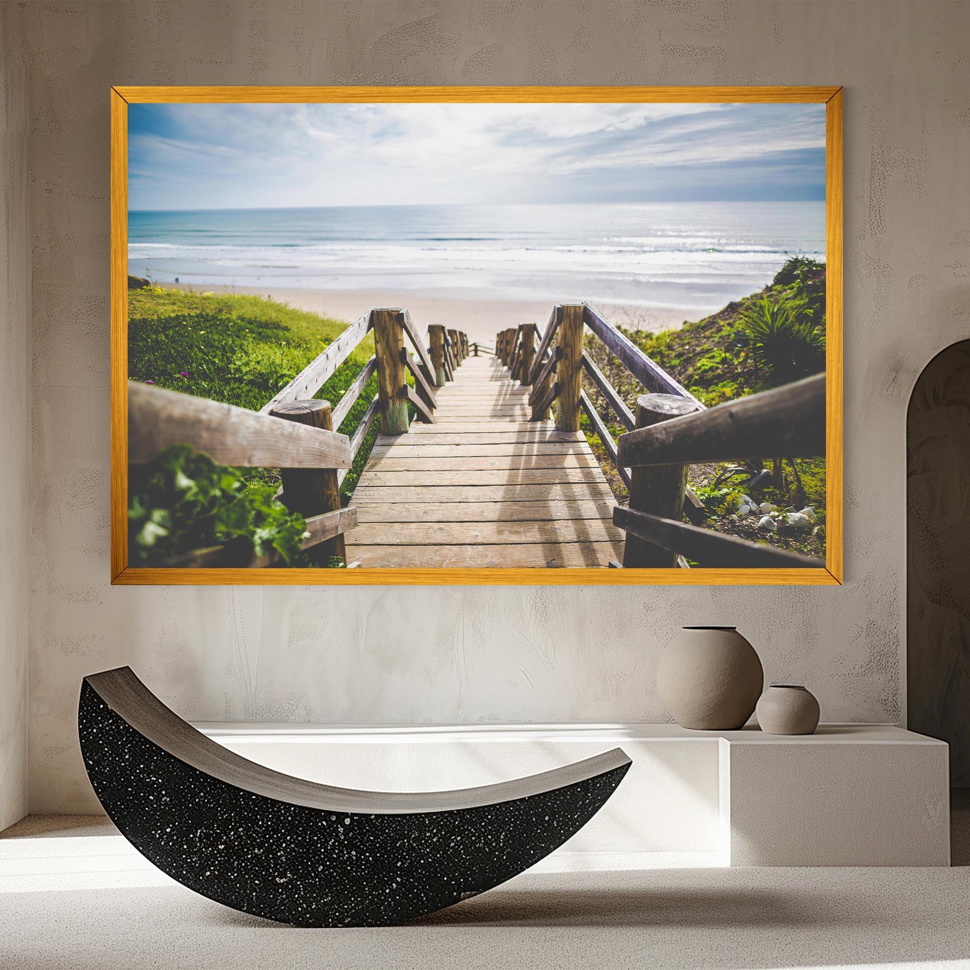 Obraz na Płótnie Beach Road mockup 8