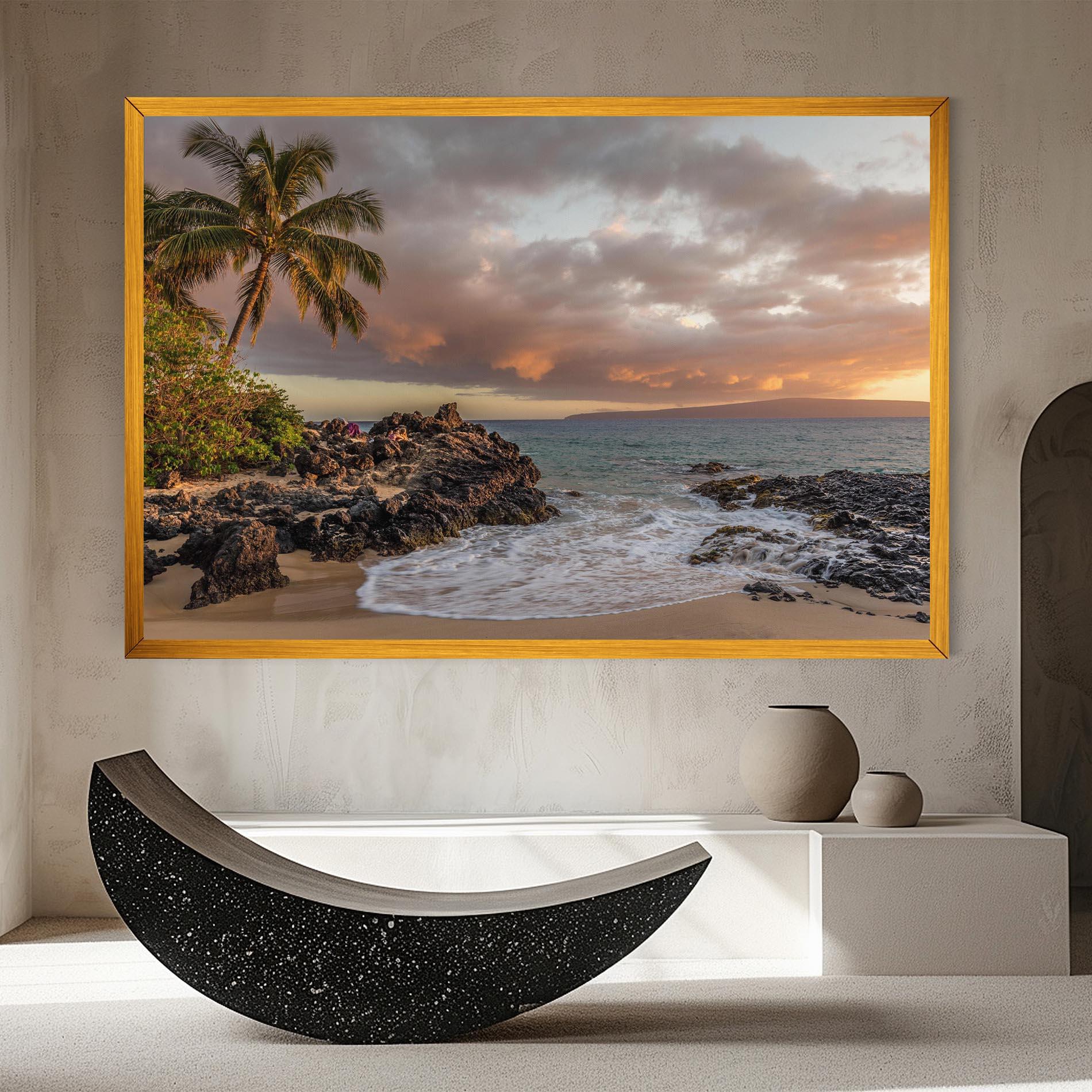 Obraz na Płótnie Beautiful Beach Landscape mockup 8