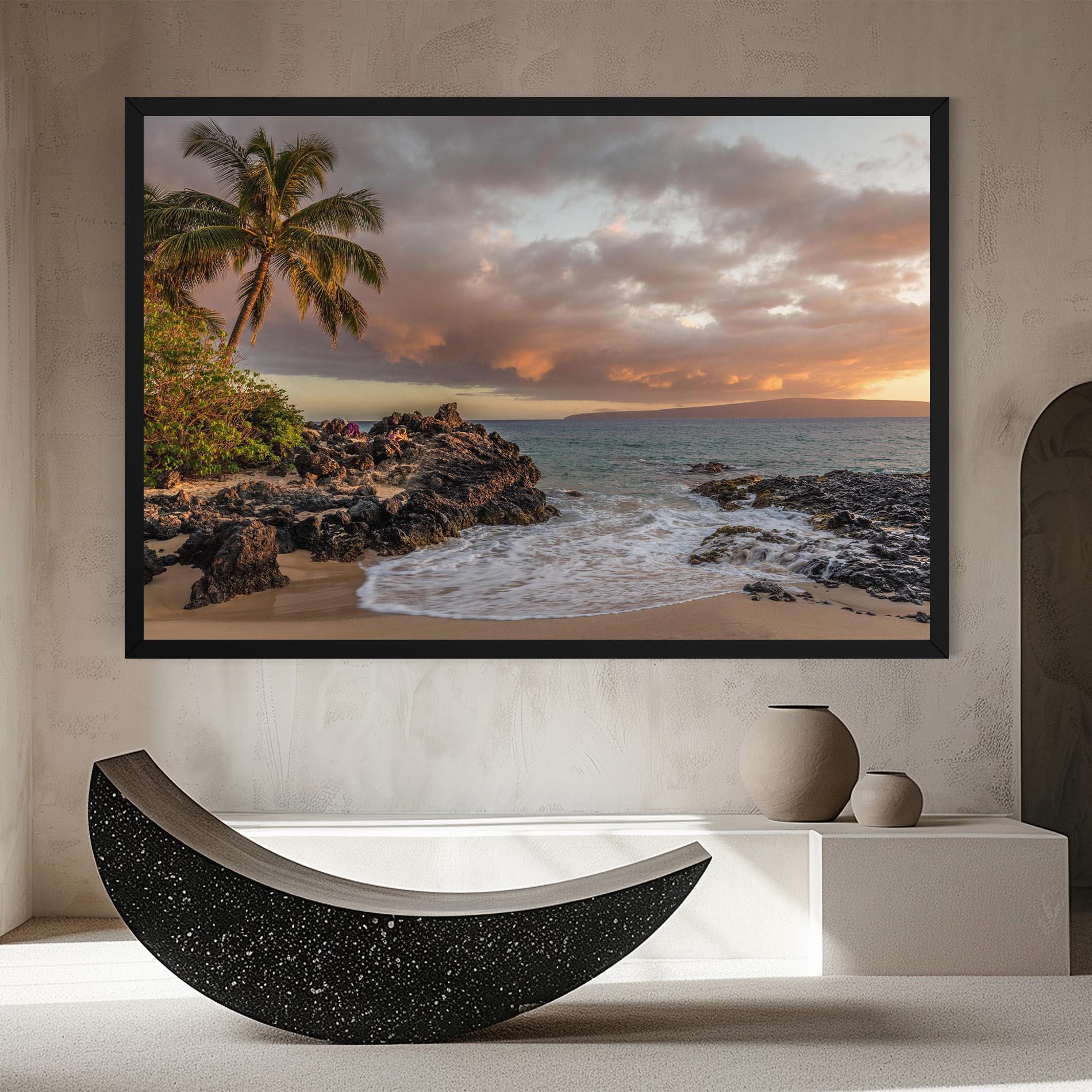 Obraz na Płótnie Beautiful Beach Landscape mockup 8