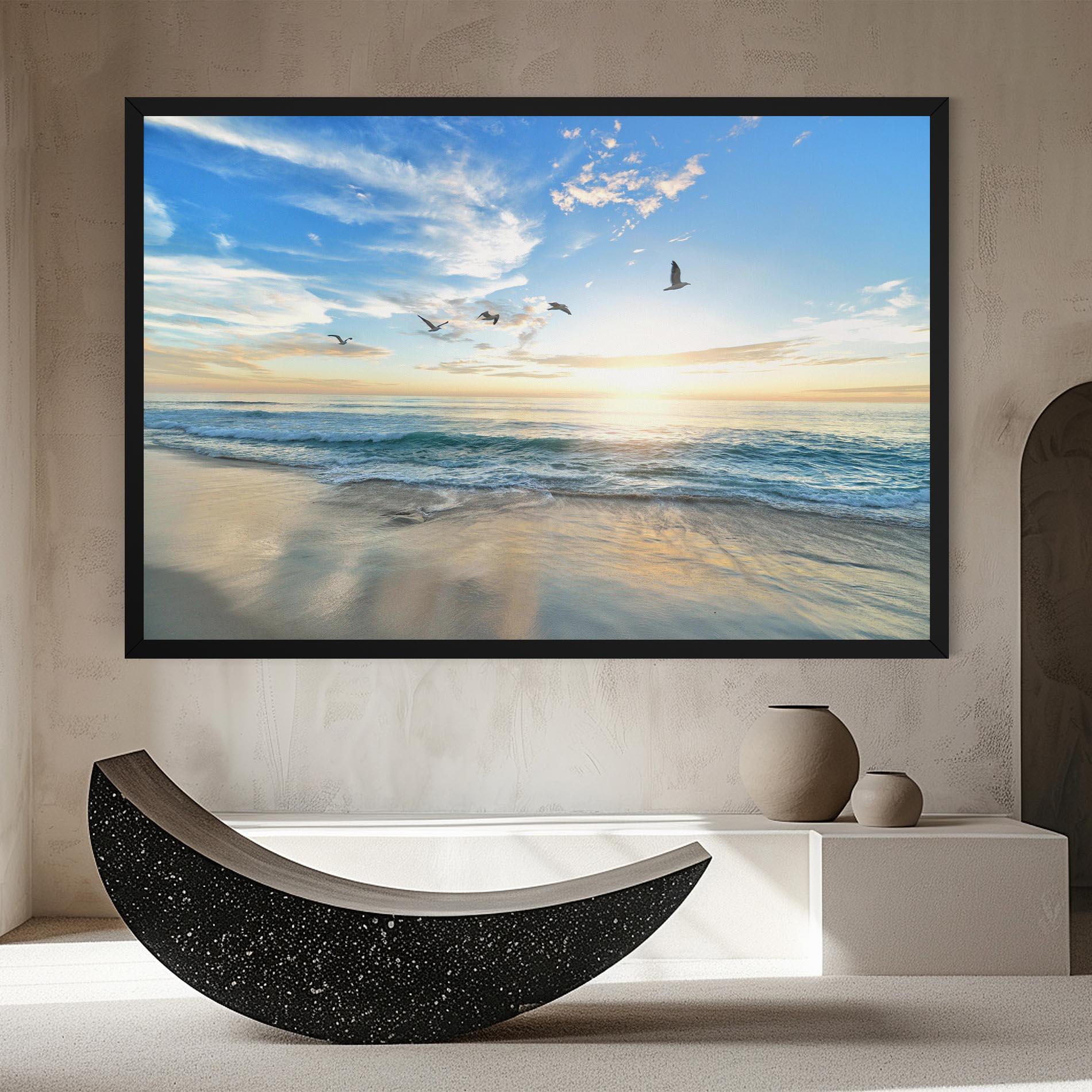 Obraz na Płótnie Beautiful Beach mockup 8