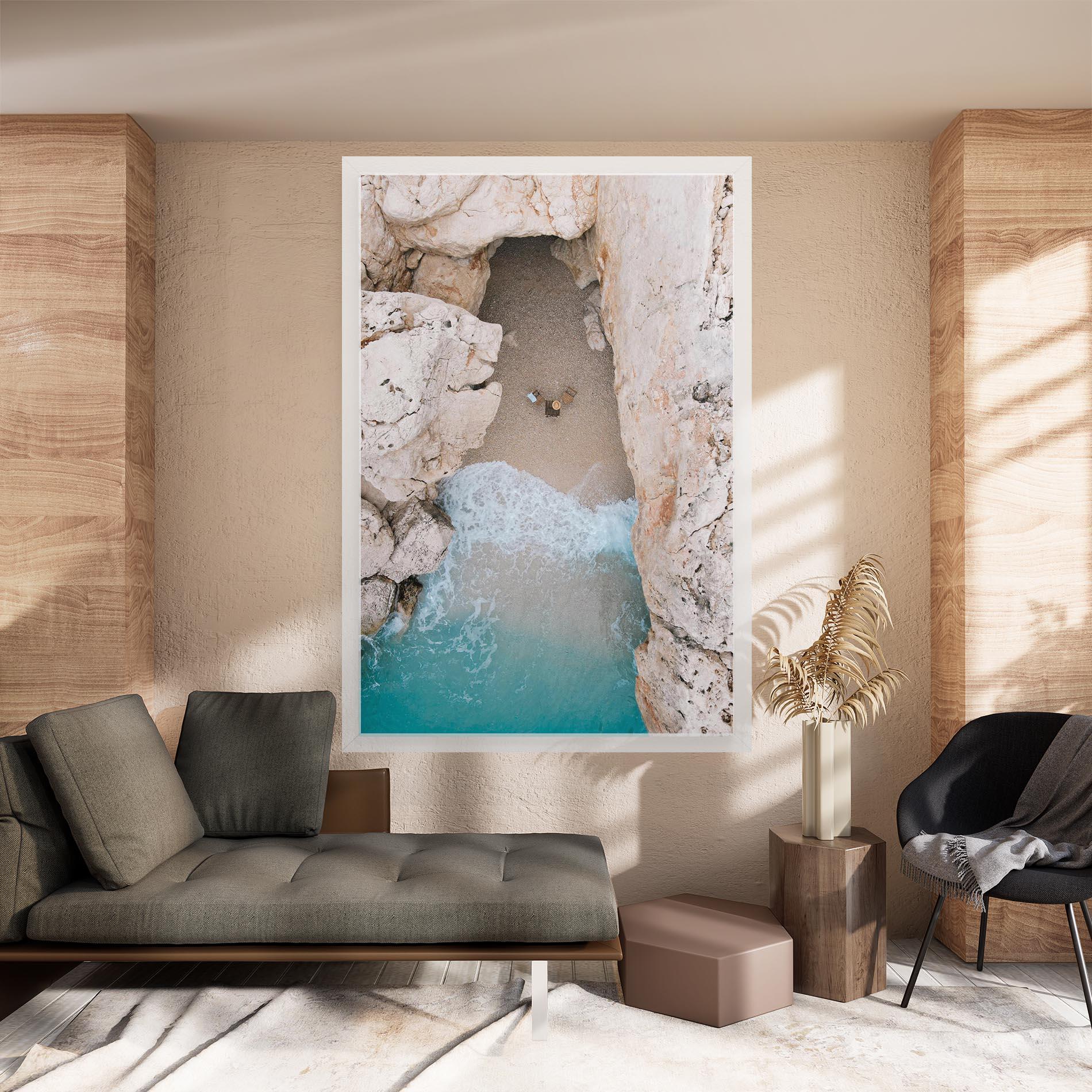 Obraz na Płótnie Private White Cave mockup 8