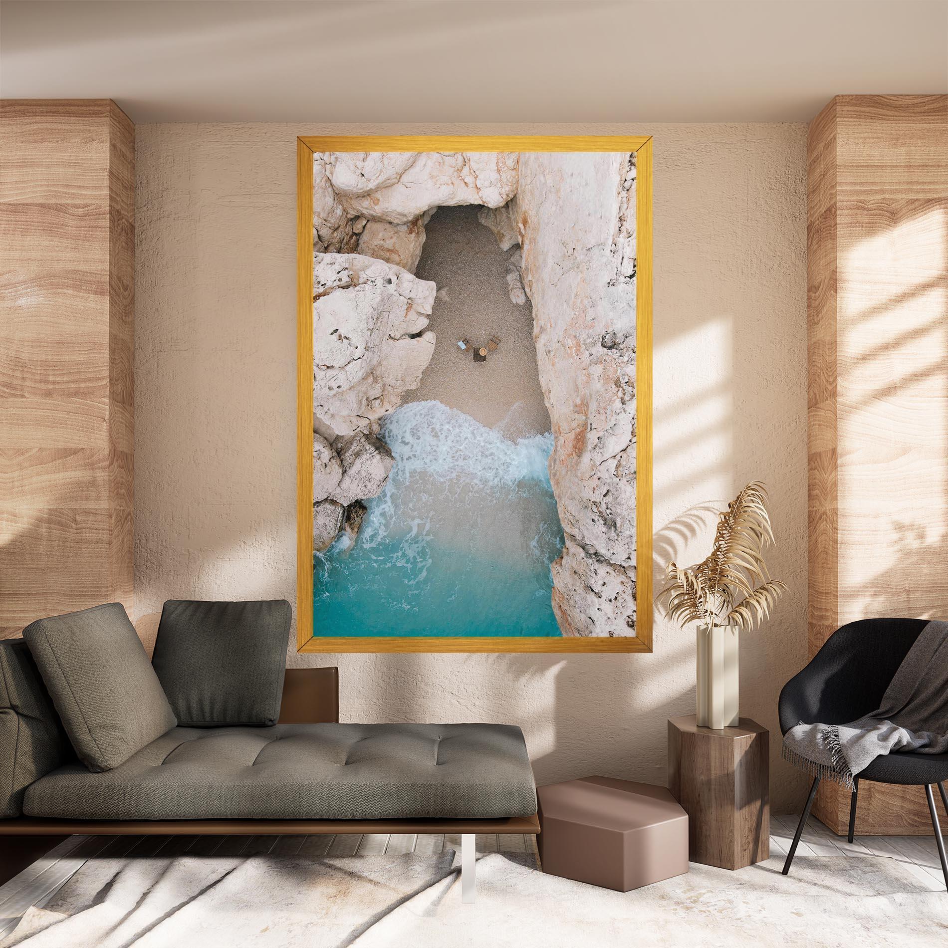 Obraz na Płótnie Private White Cave mockup 8