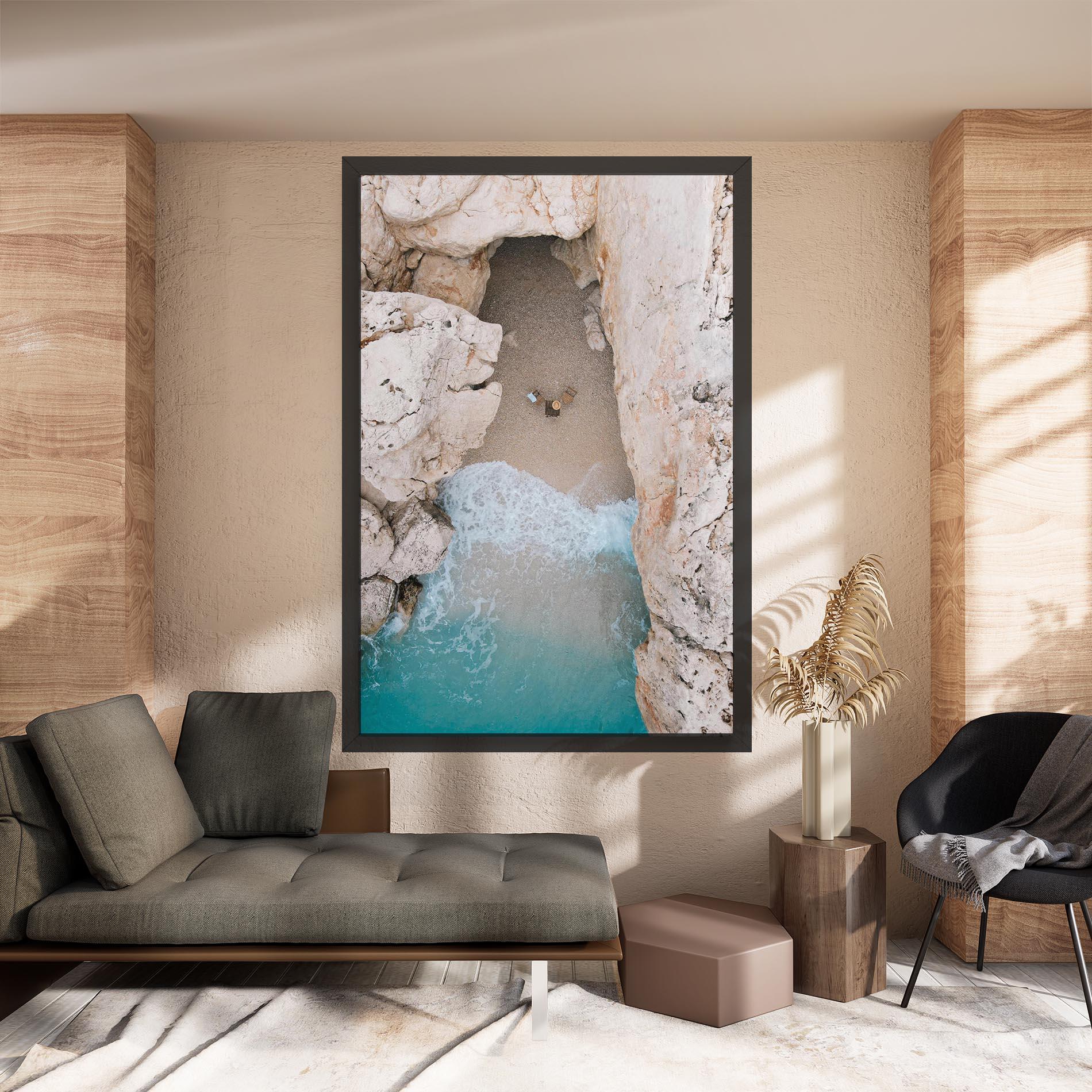 Obraz na Płótnie Private White Cave mockup 8