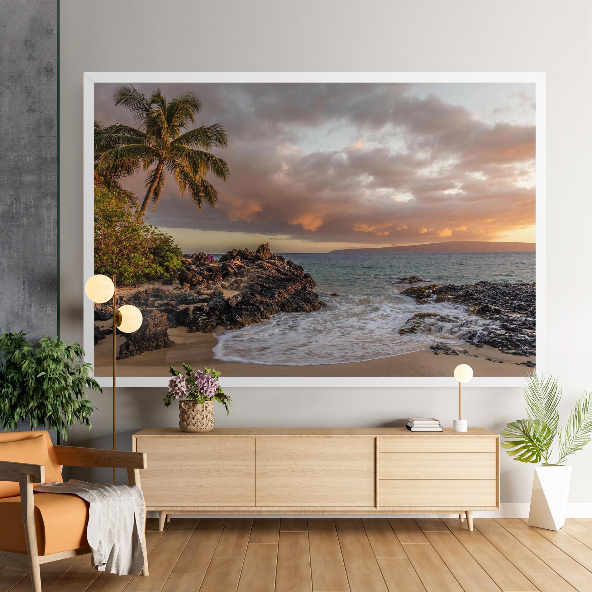 Obraz na Płótnie Beautiful Beach Landscape mockup 9
