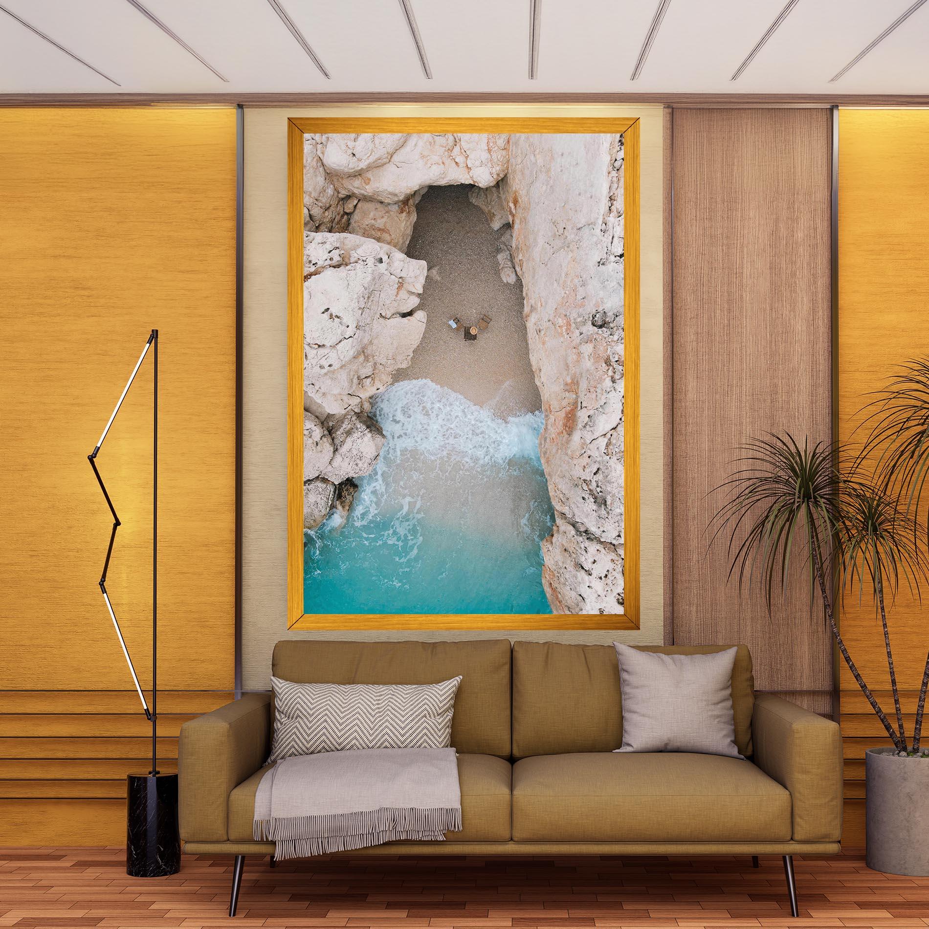 Obraz na Płótnie Private White Cave mockup 9