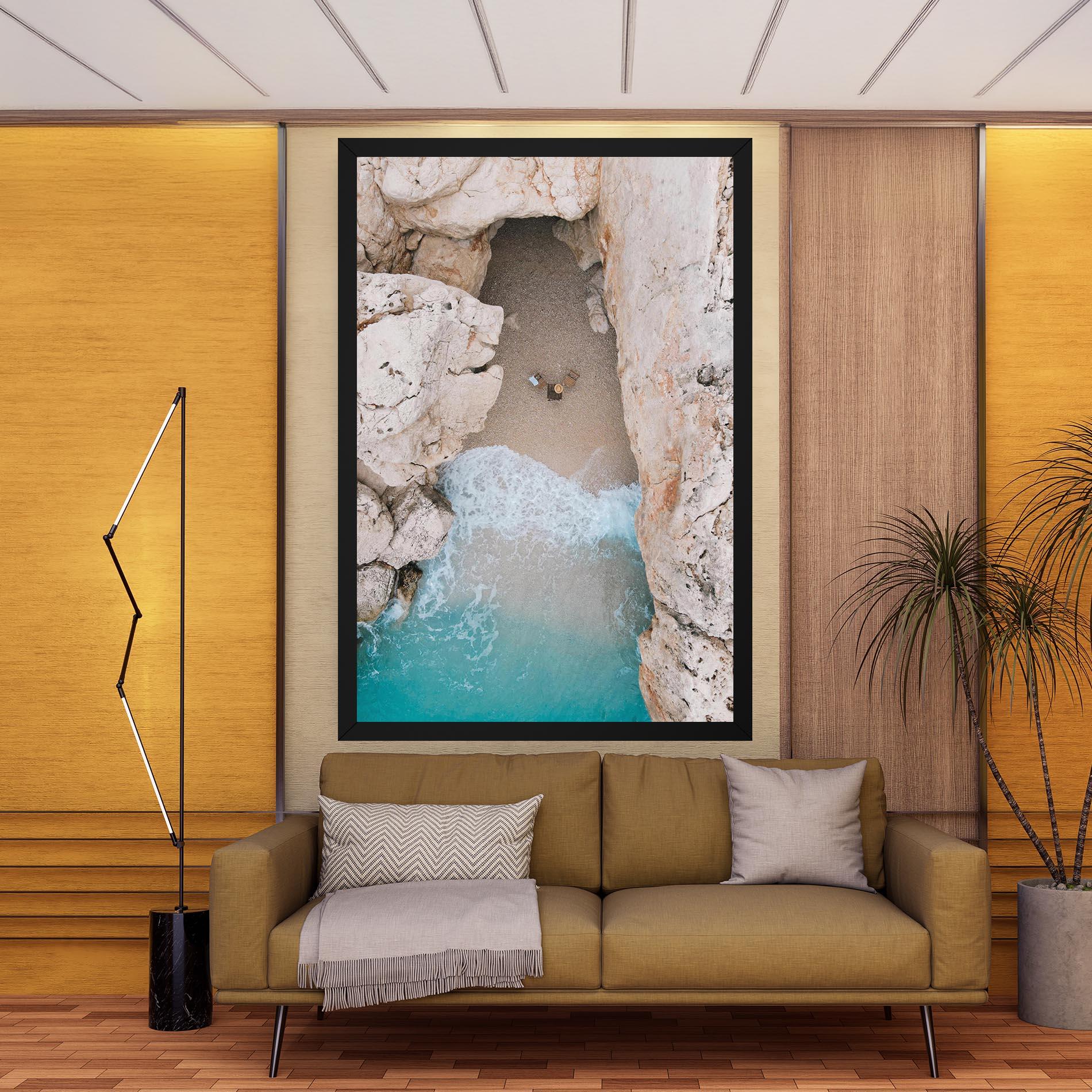 Obraz na Płótnie Private White Cave mockup 9