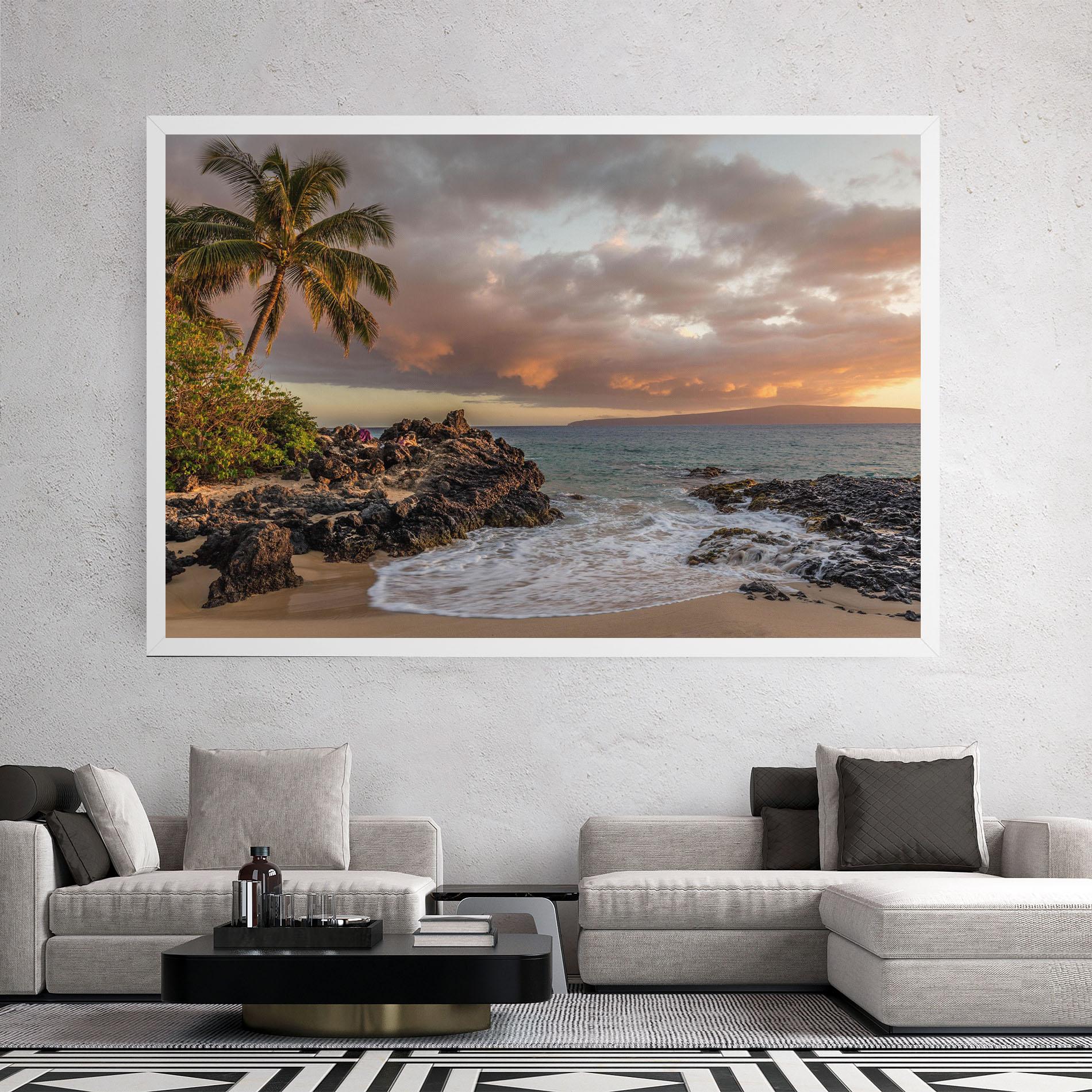 Obraz na Płótnie Beautiful Beach Landscape mockup 2