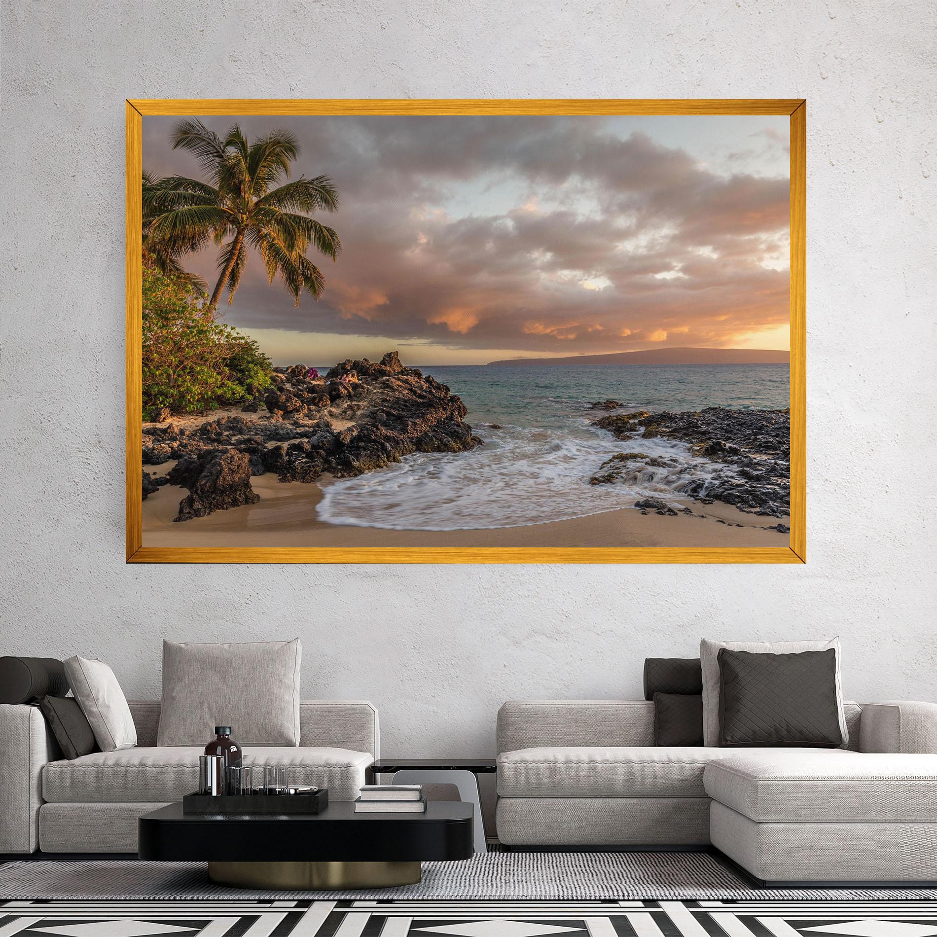 Obraz na Płótnie Beautiful Beach Landscape mockup 2