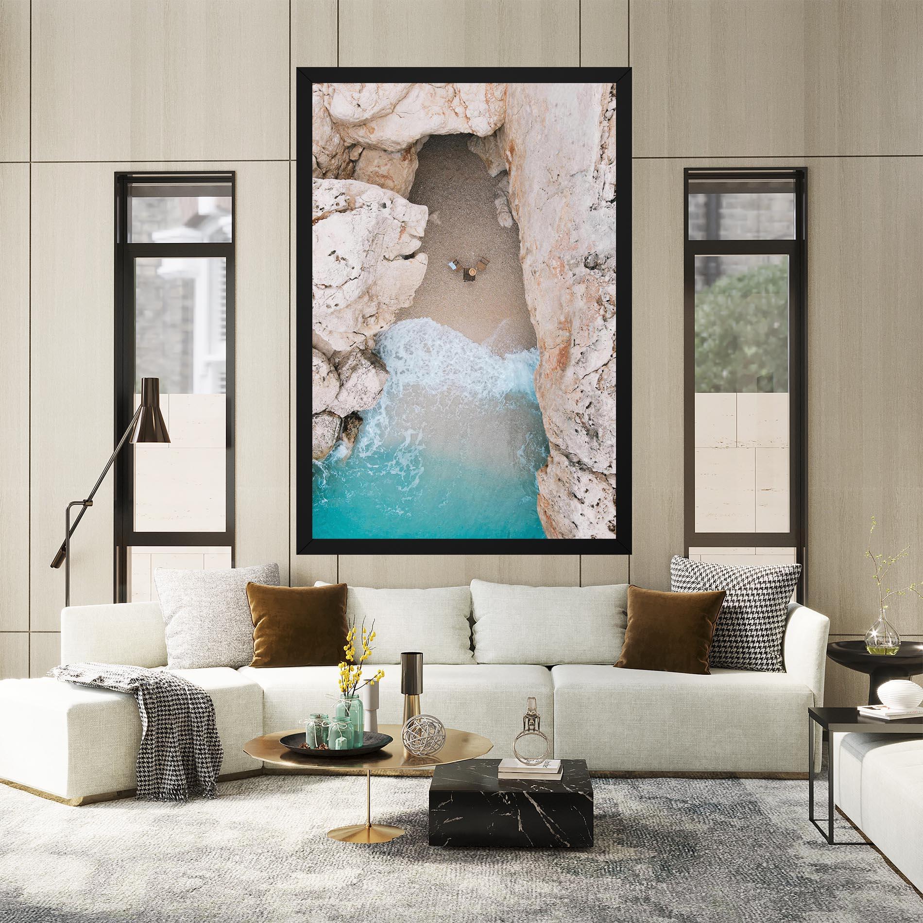 Obraz na Płótnie Private White Cave mockup 2