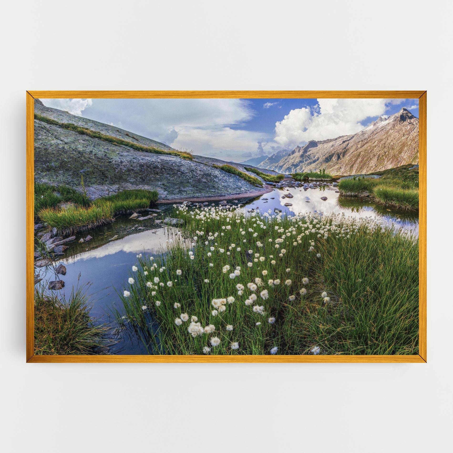 Obraz na Płótnie Lake Spring View mockup 0