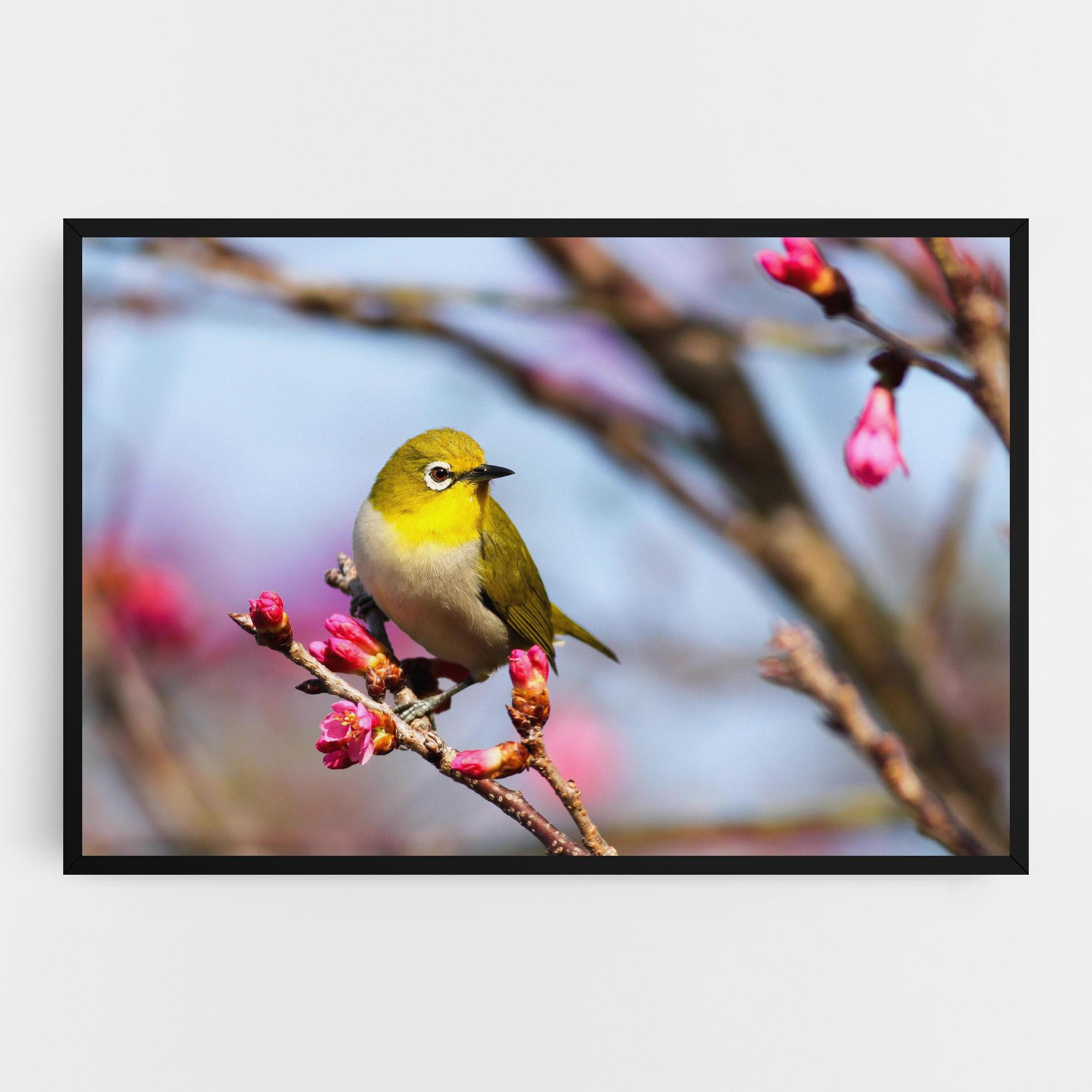 Obraz na Płótnie Cute Pink Flower Buds mockup 0