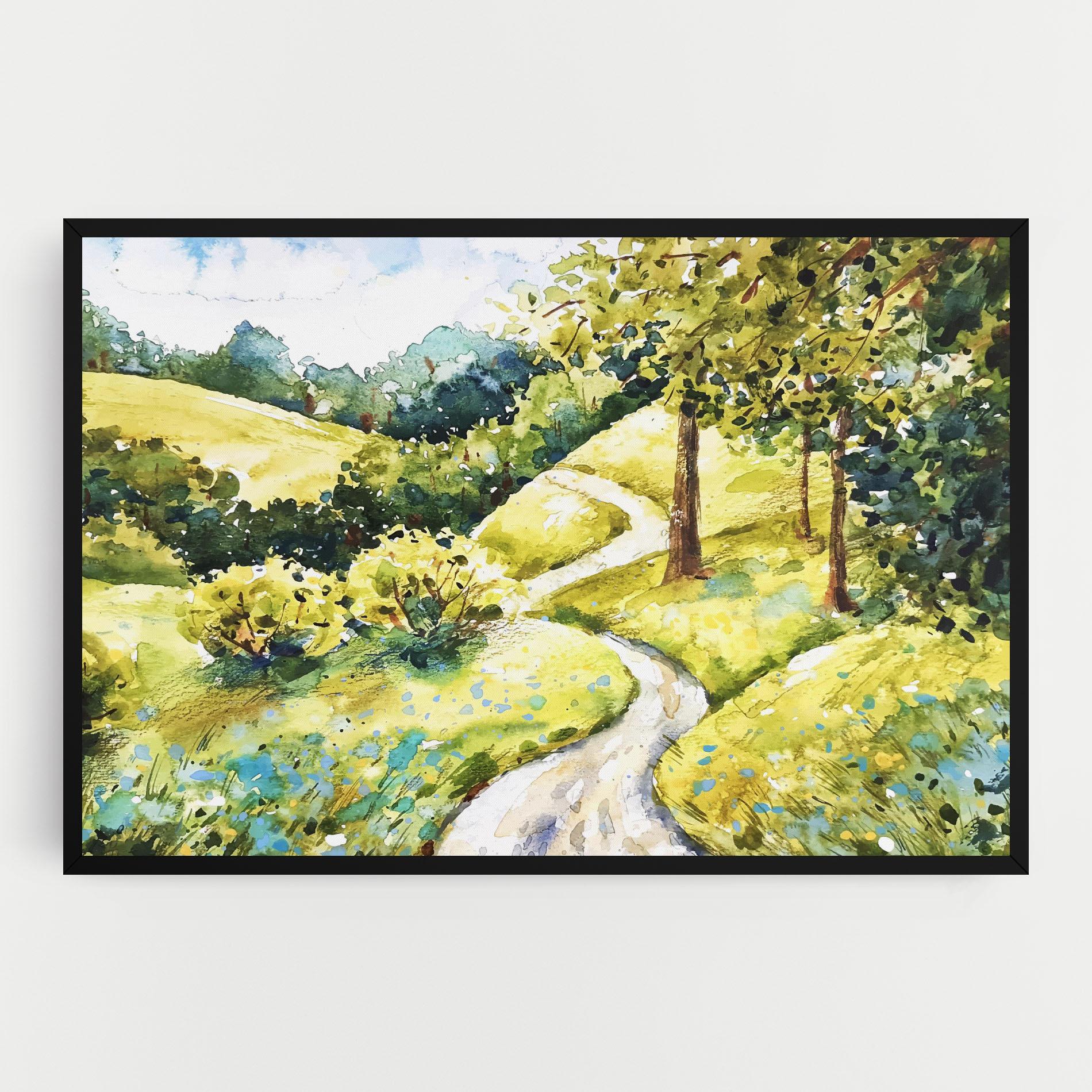 Obraz na Płótnie Fresh Spring View mockup 0