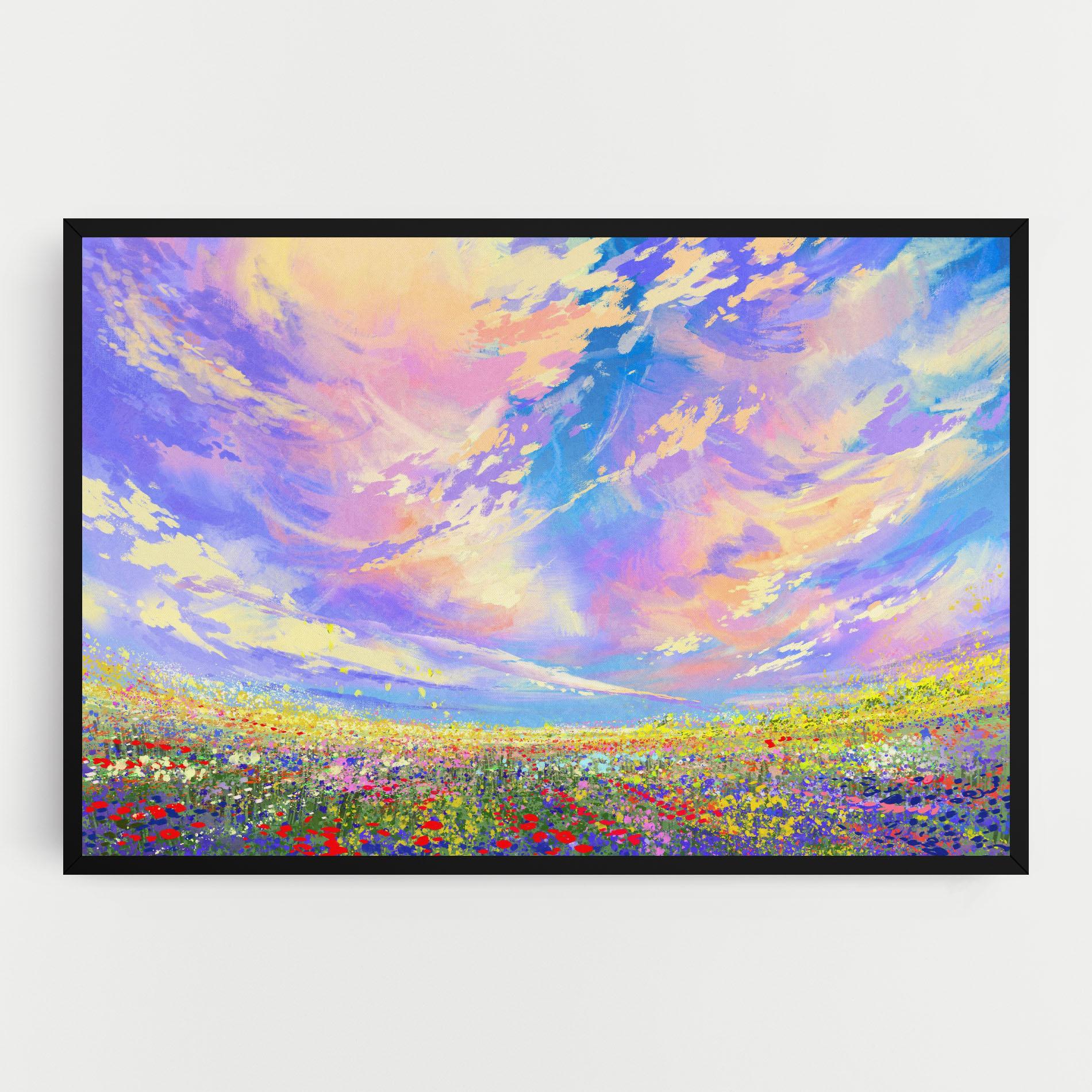 Obraz na Płótnie Spring Field mockup 0