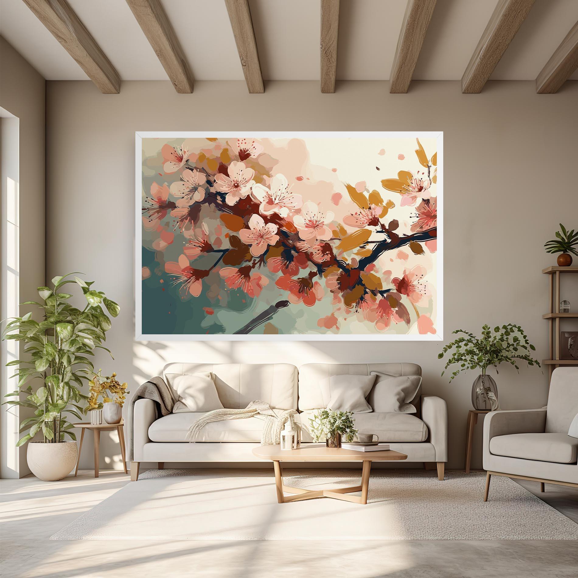 Obraz na Płótnie Cute Spring Flower mockup 6