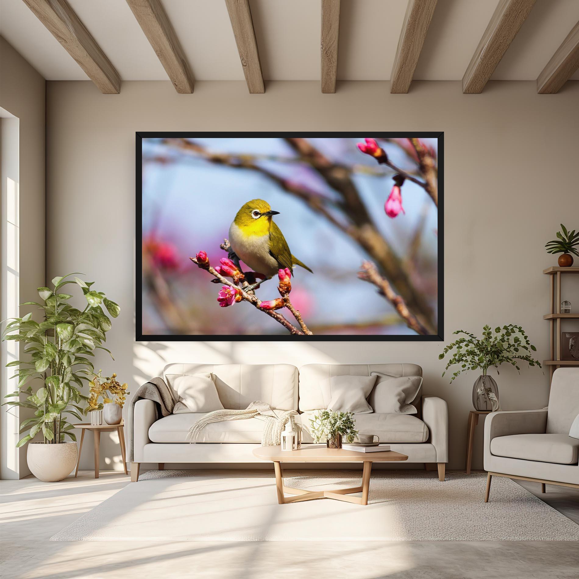 Obraz na Płótnie Cute Pink Flower Buds mockup 6